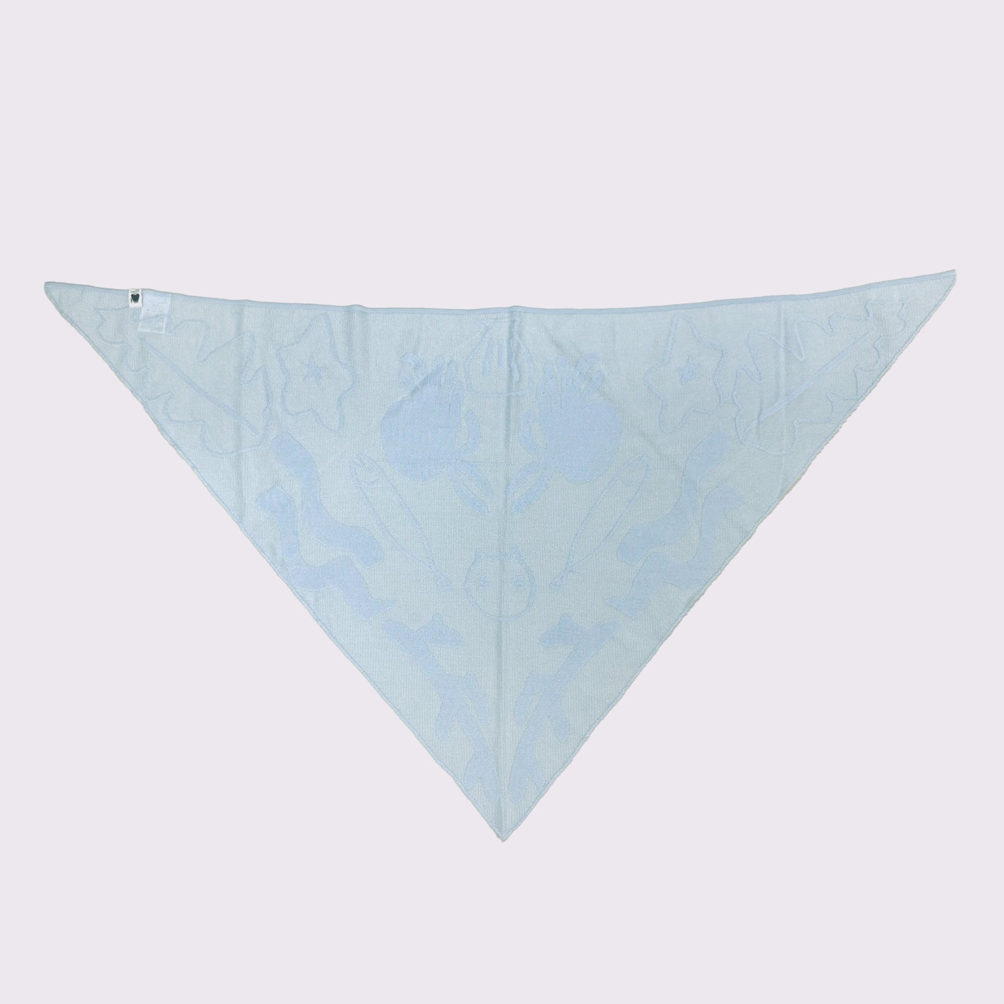 【NYANDER KNIT/ニャンダーニット】SANNKAKU SHAWL MER