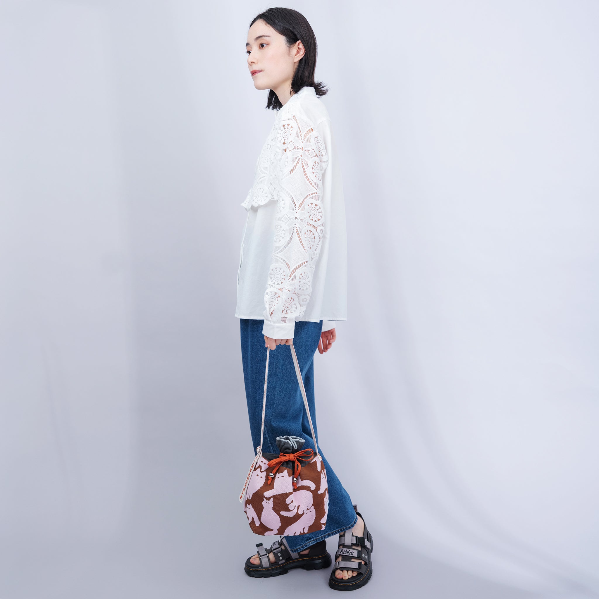 【NYANDER KNIT/ニャンダーニット】 SHADOW CAT BAG ATRENA限定デザイン