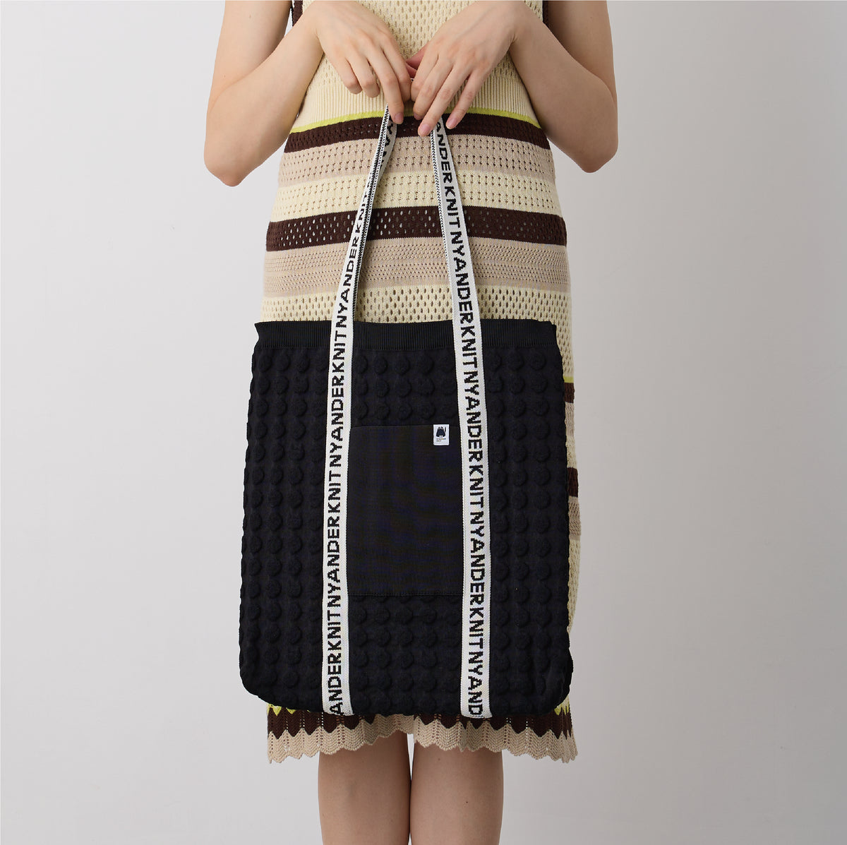 【NYANDER KNIT/ニャンダーニット】 hidden cat tote バッグ
