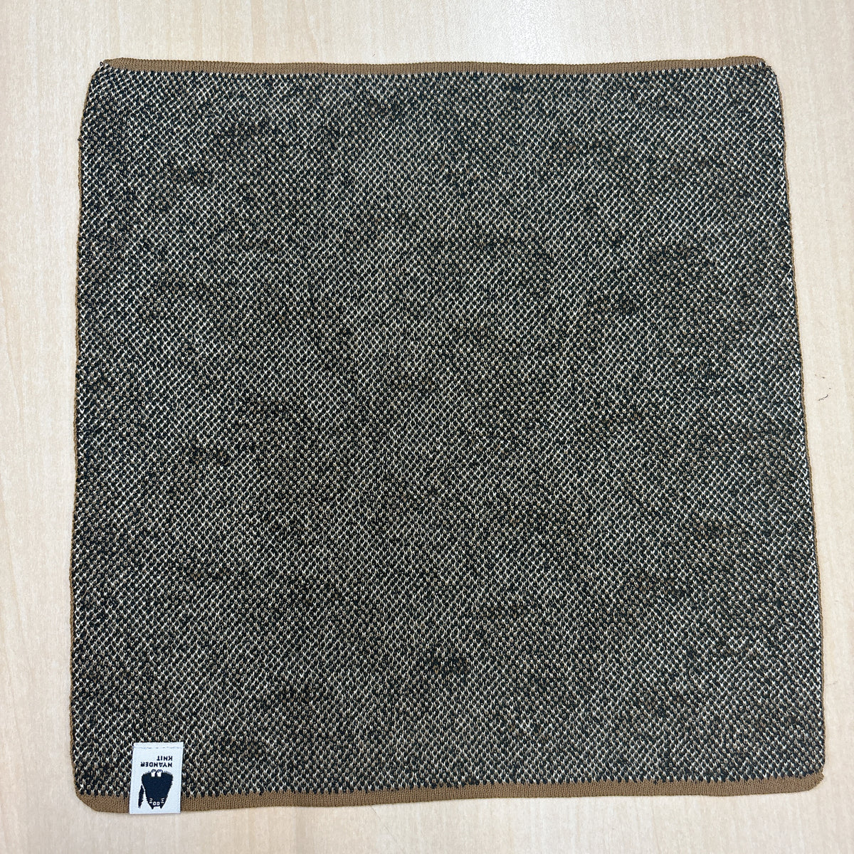 【NYANDER KNIT/ニャンダーニット】geometric knit toile ジオメトリック ニット タオル
