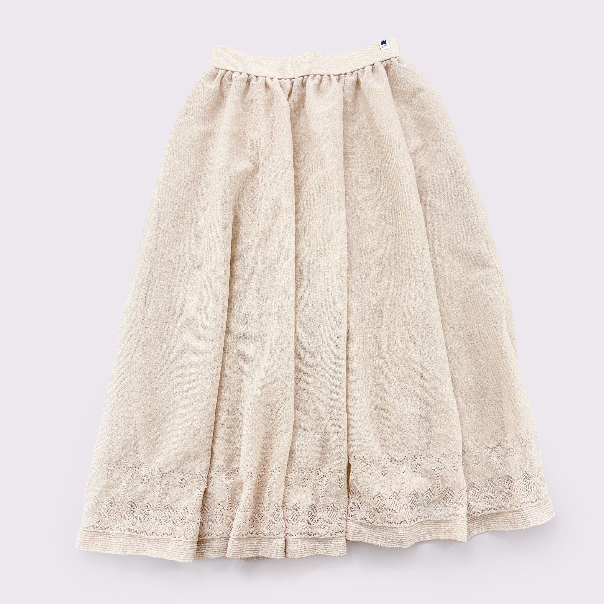 NYW011【NYANDER KNIT/ニャンダーニット】sheer rame skirt シアースカート 【公式】Hanazawa Knit Design オンラインストア