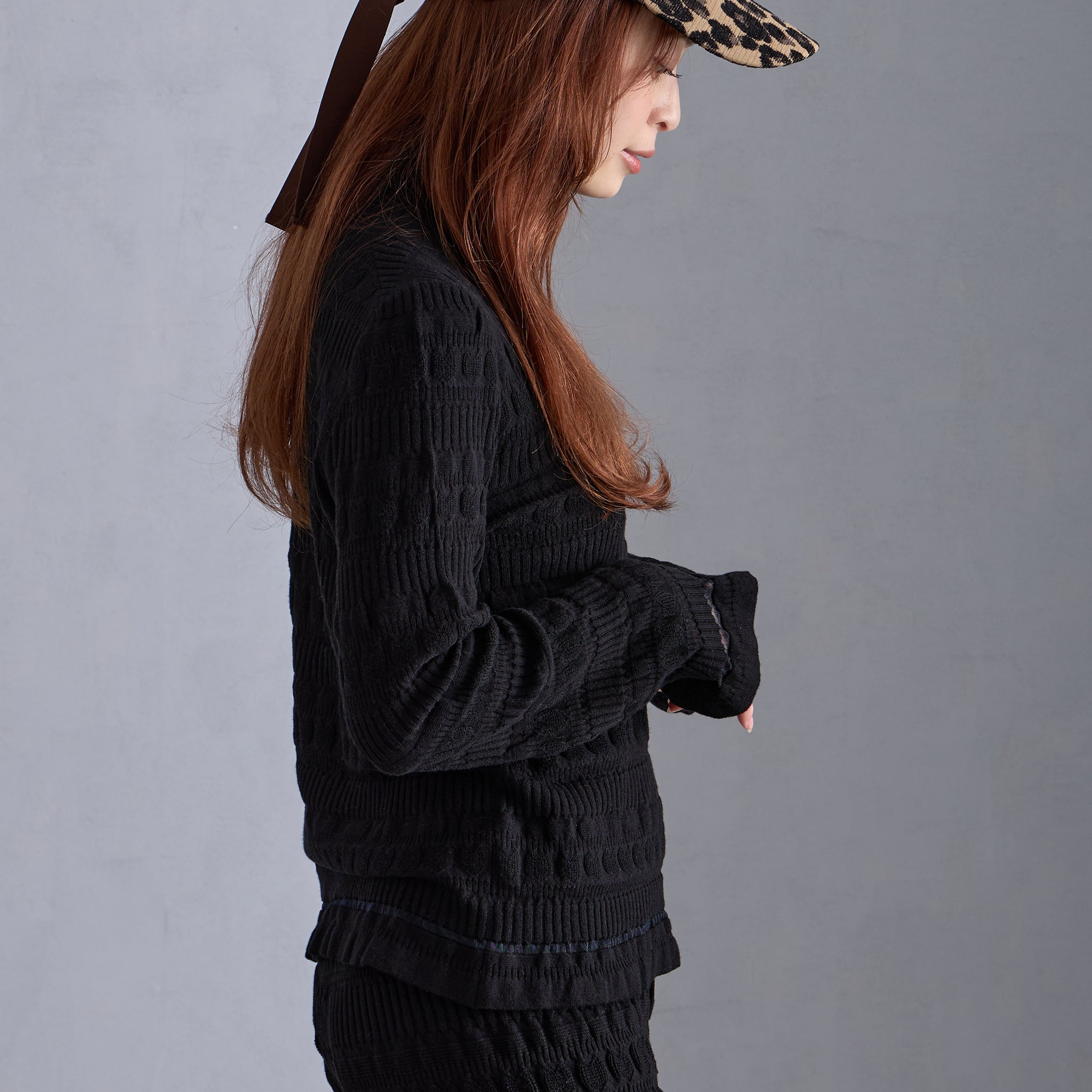 【NYANDER KNIT/ニャンダーニット】 CATRIB TURTLE PULL