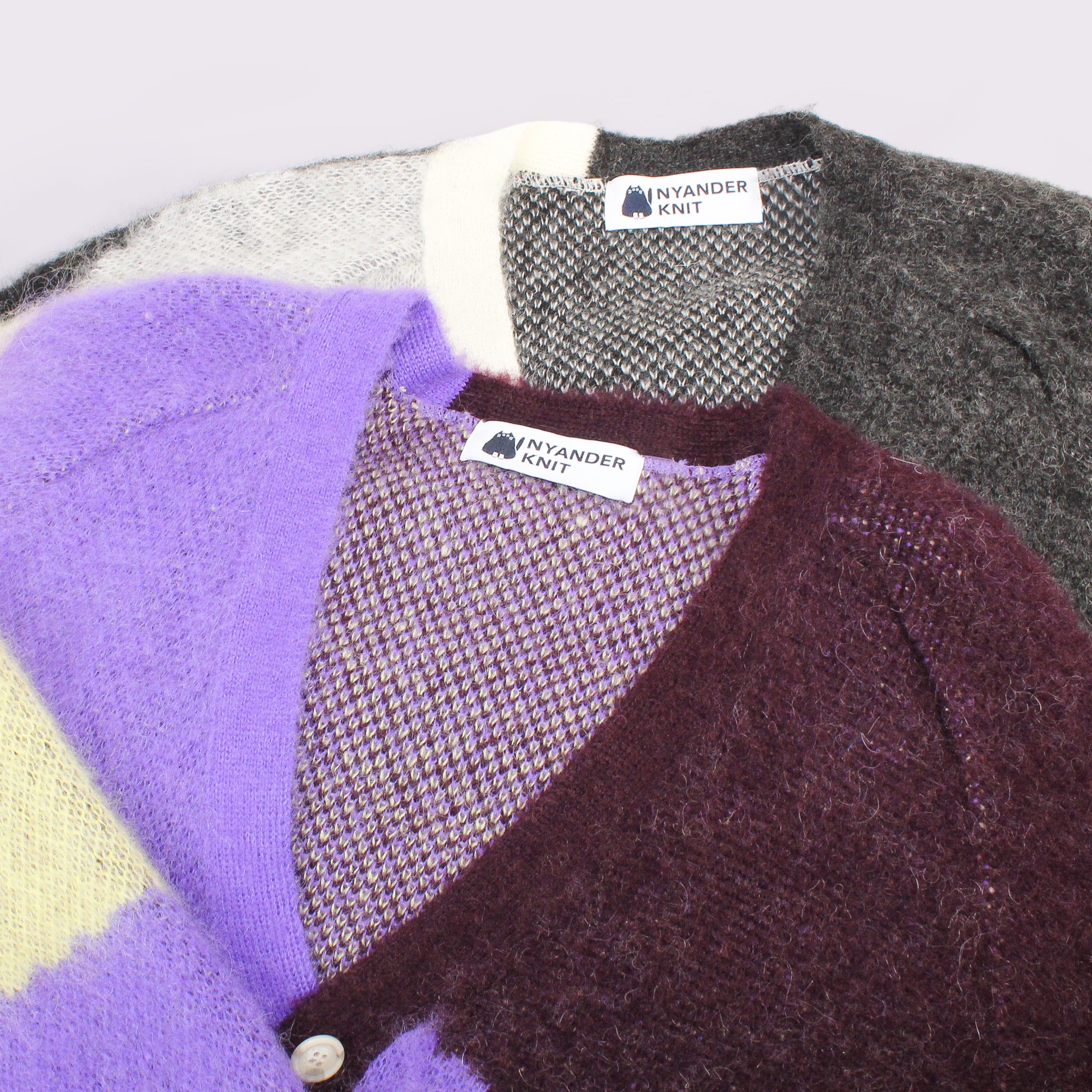 【NYANDER KNIT/ニャンダーニット】 CALICO CAT CARDIGAN