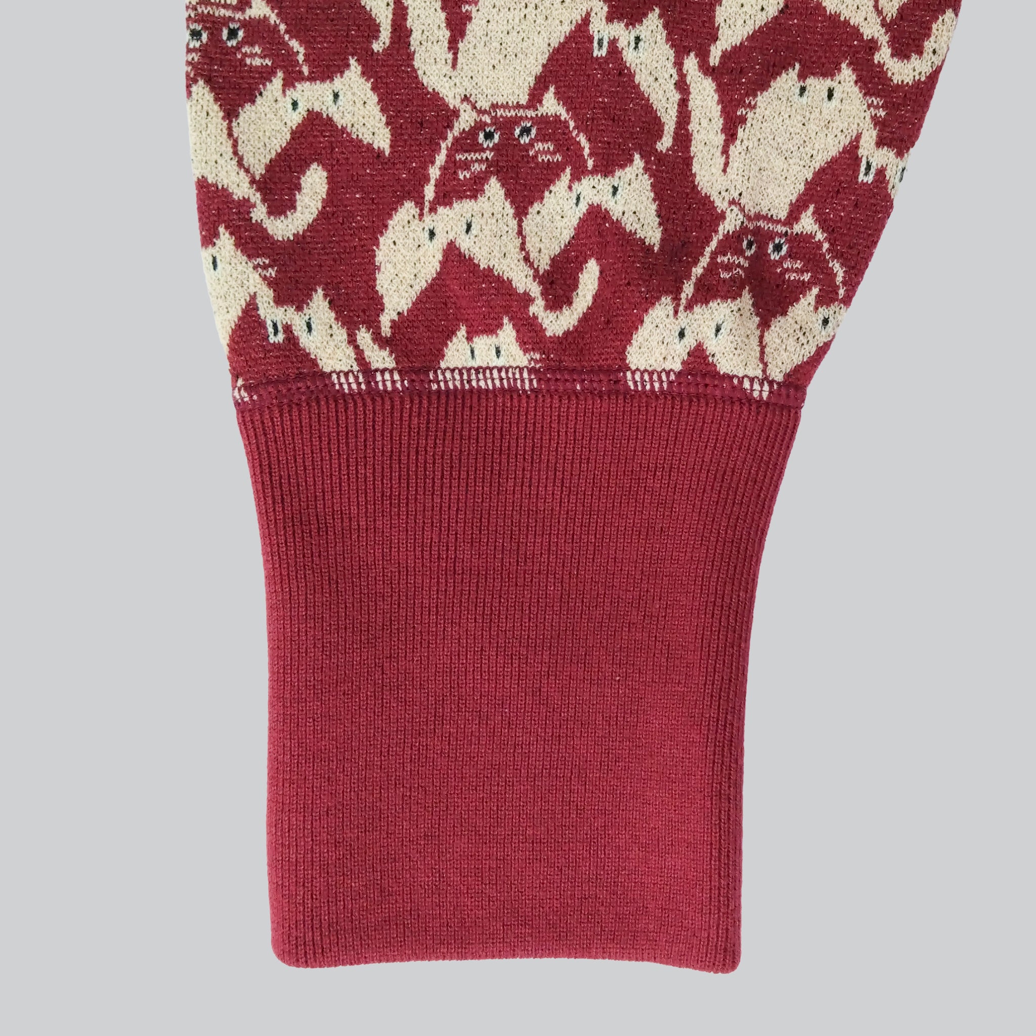 【NYANDER KNIT/ニャンダーニット】CATgeometric HOODIE