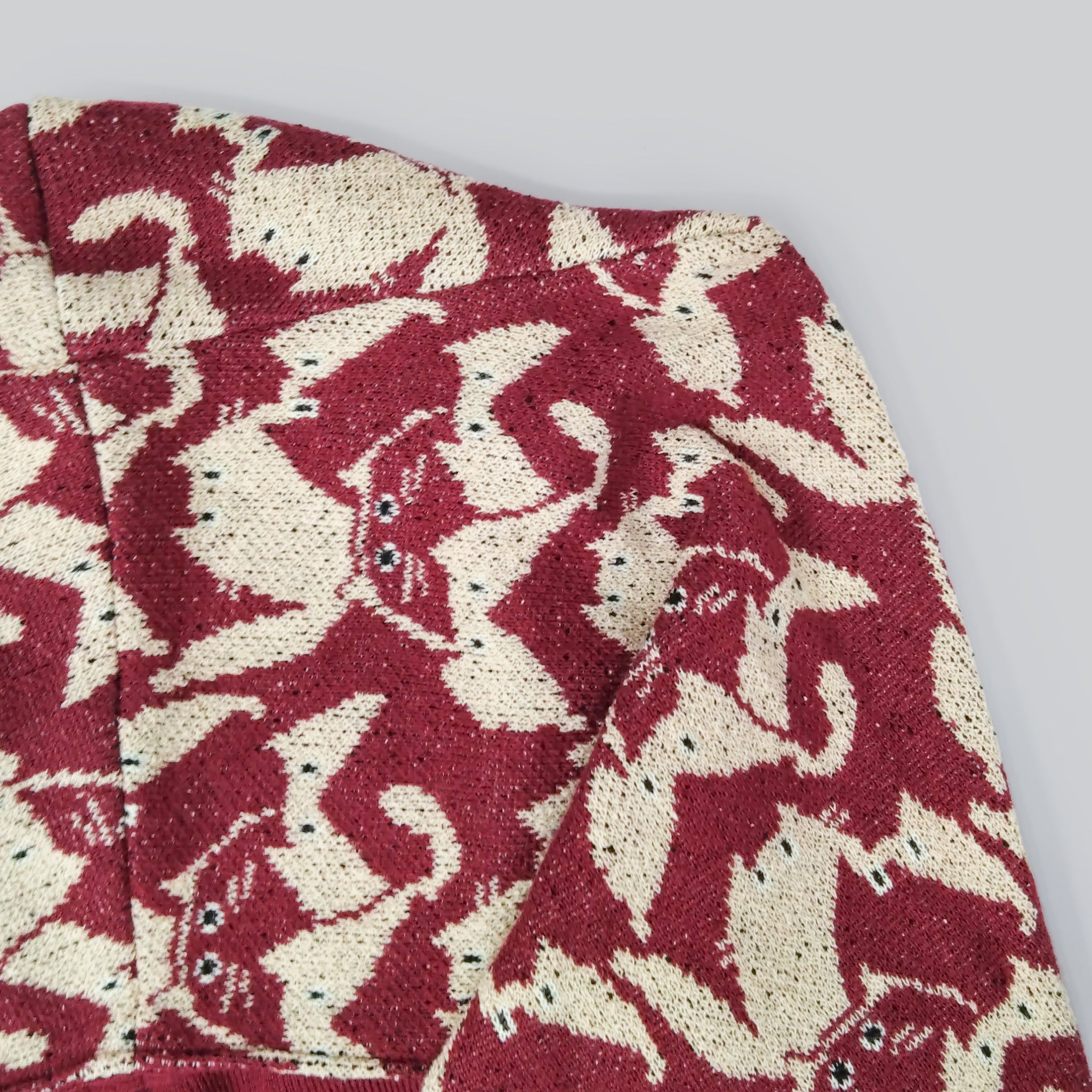 【NYANDER KNIT/ニャンダーニット】CATgeometric HOODIE