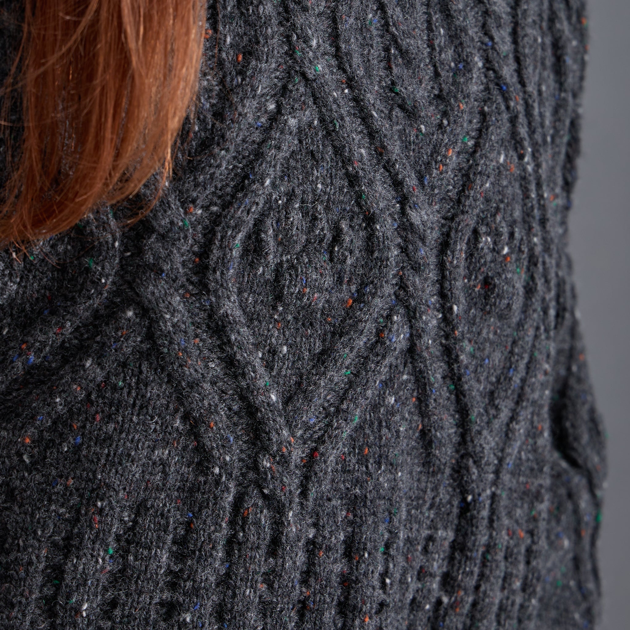 【NYANDER KNIT/ニャンダーニット】 STARDUST CABLE PULL