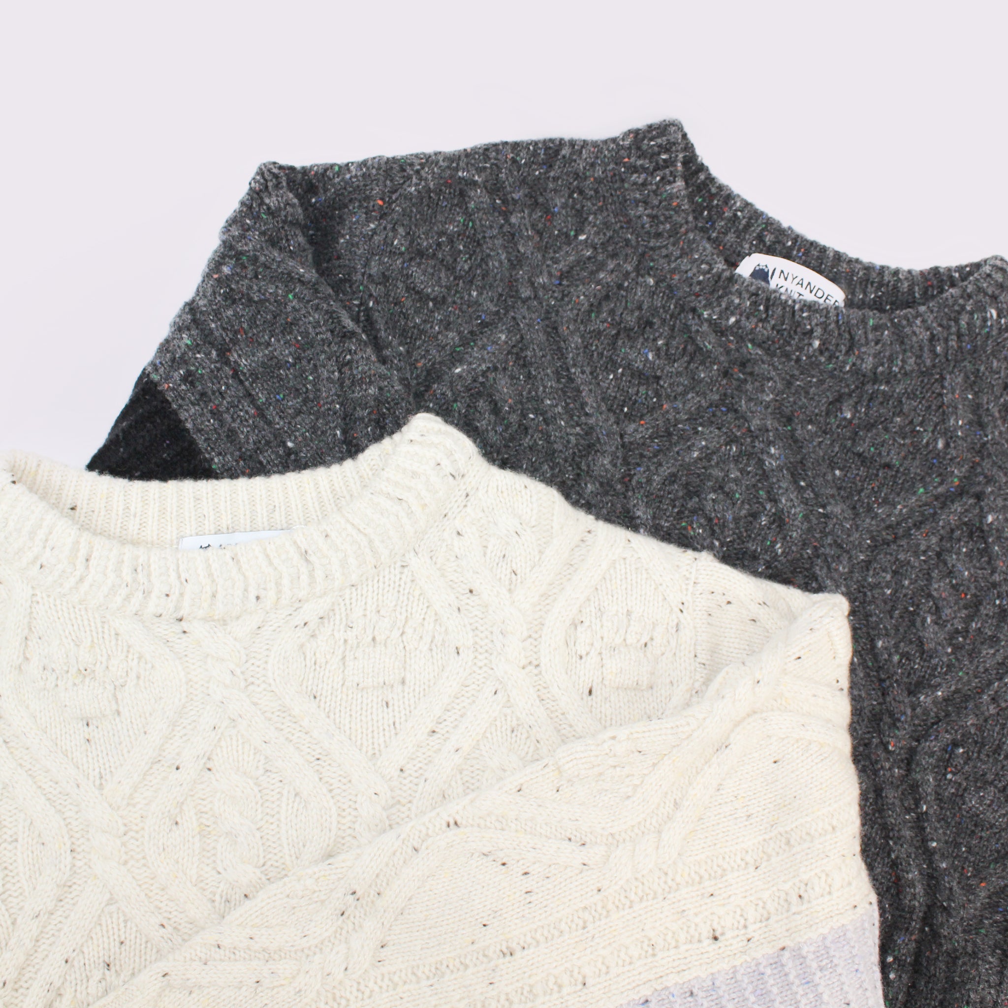 【NYANDER KNIT/ニャンダーニット】 STARDUST CABLE PULL