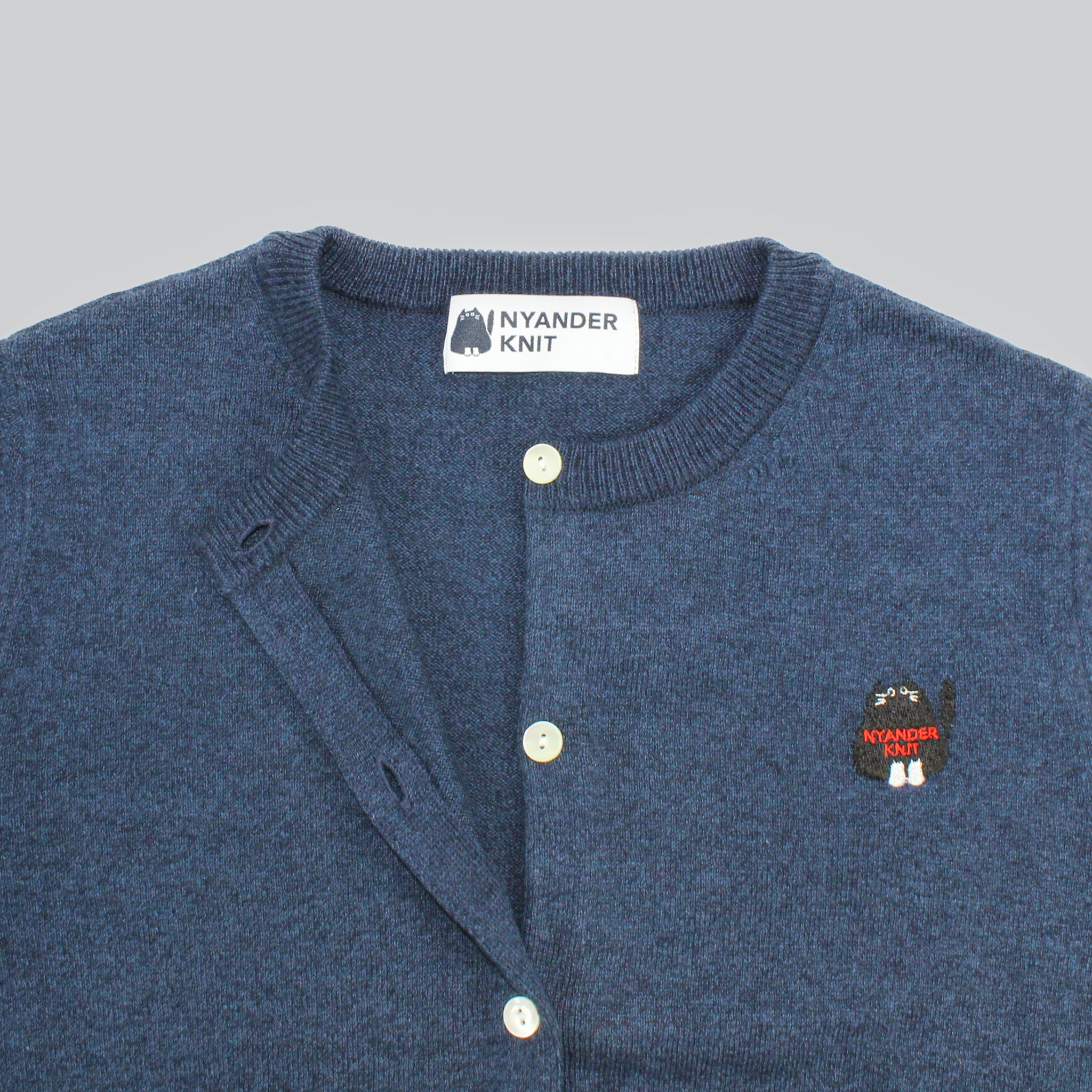【NYANDER KNIT/ニャンダーニット】NYANDER BASIC CARDIGAN