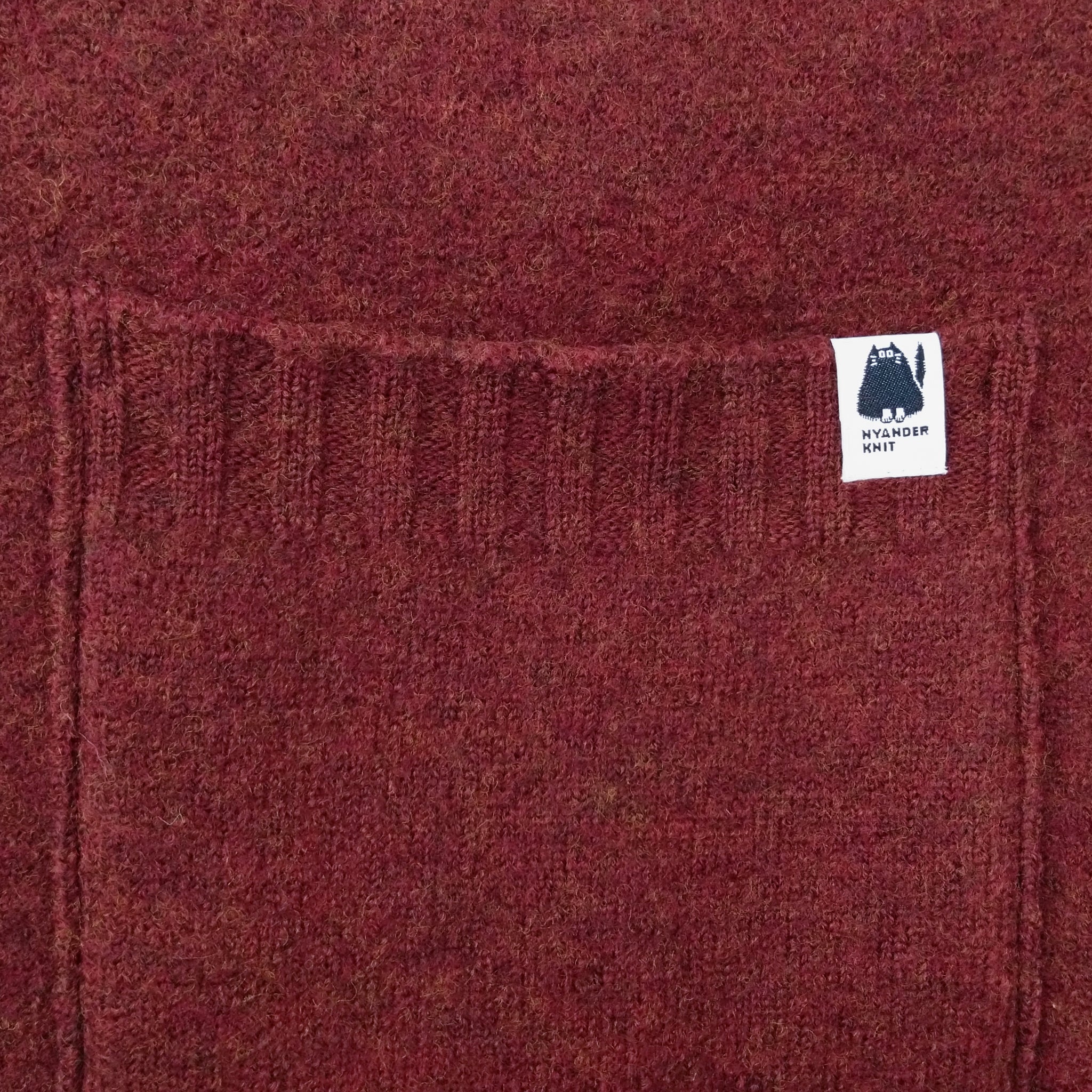 【NYANDER KNIT/ニャンダーニット】FULLING KNIT COAT