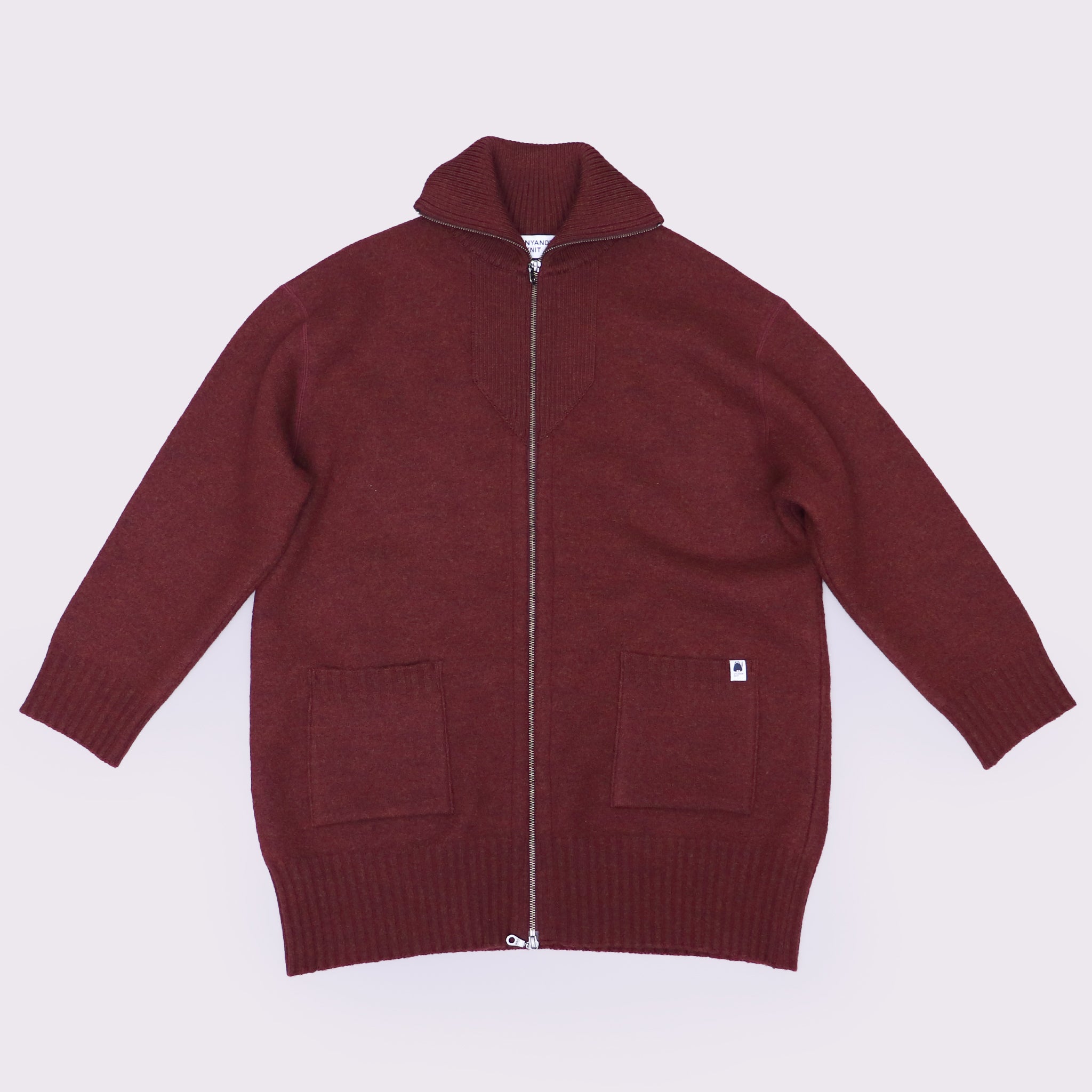 【NYANDER KNIT/ニャンダーニット】FULLING KNIT COAT