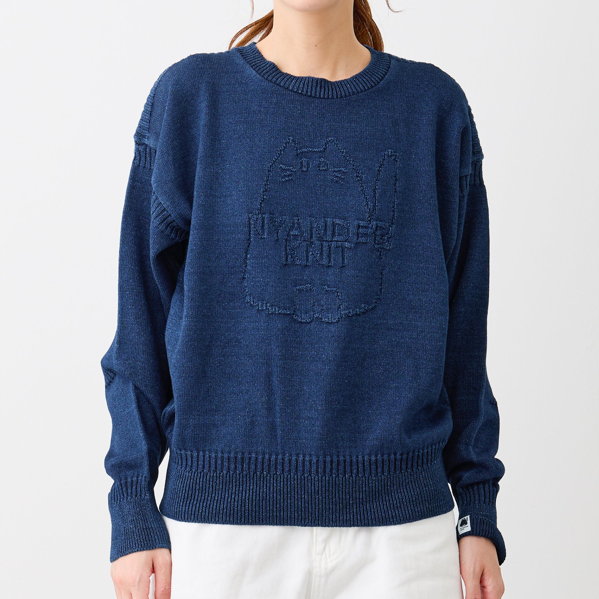 【NYANDER KNIT/ニャンダーニット】 CAT LINKS DENIM PULL