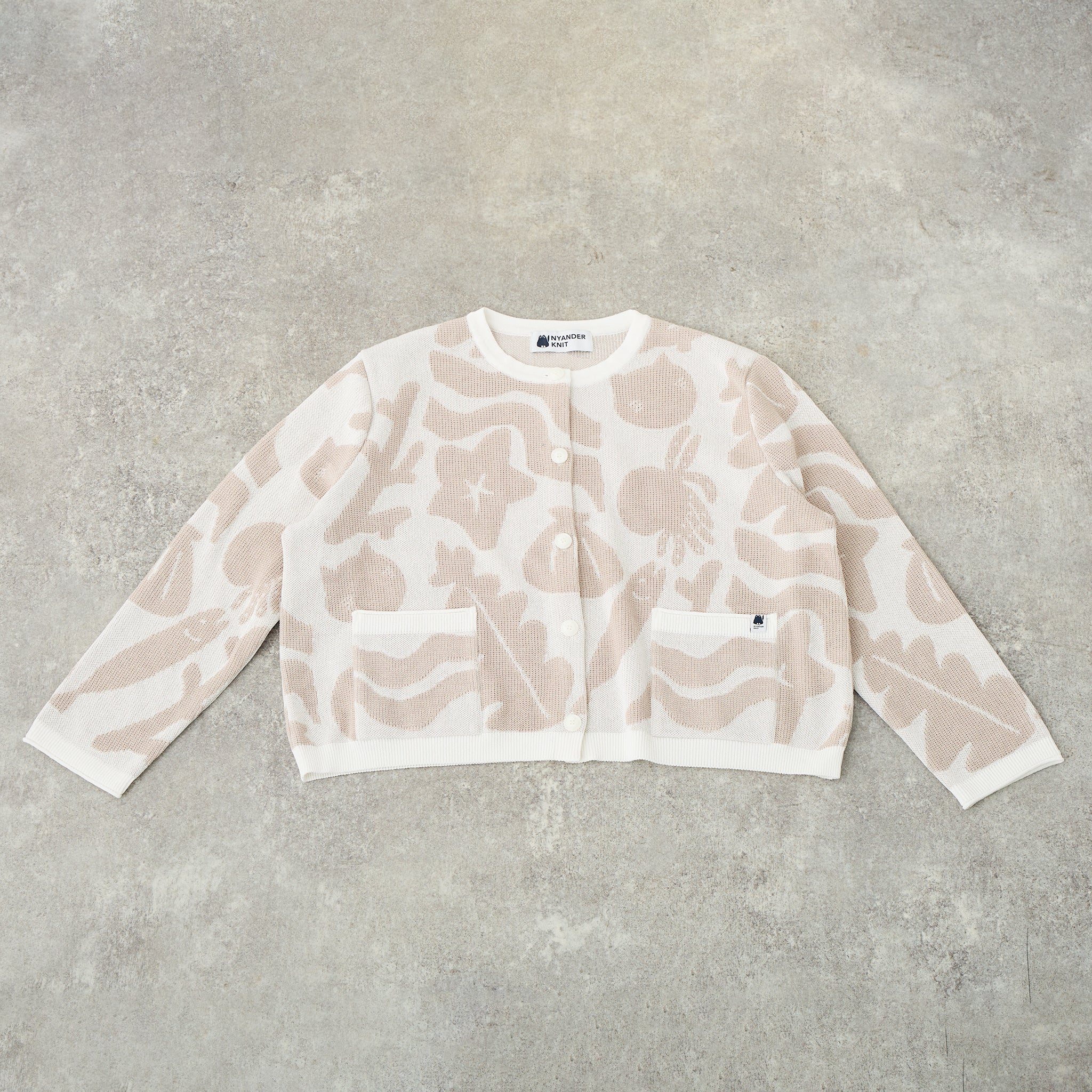 【NYANDER KNIT/ニャンダーニット】CAT PLAGE CARDIGAN