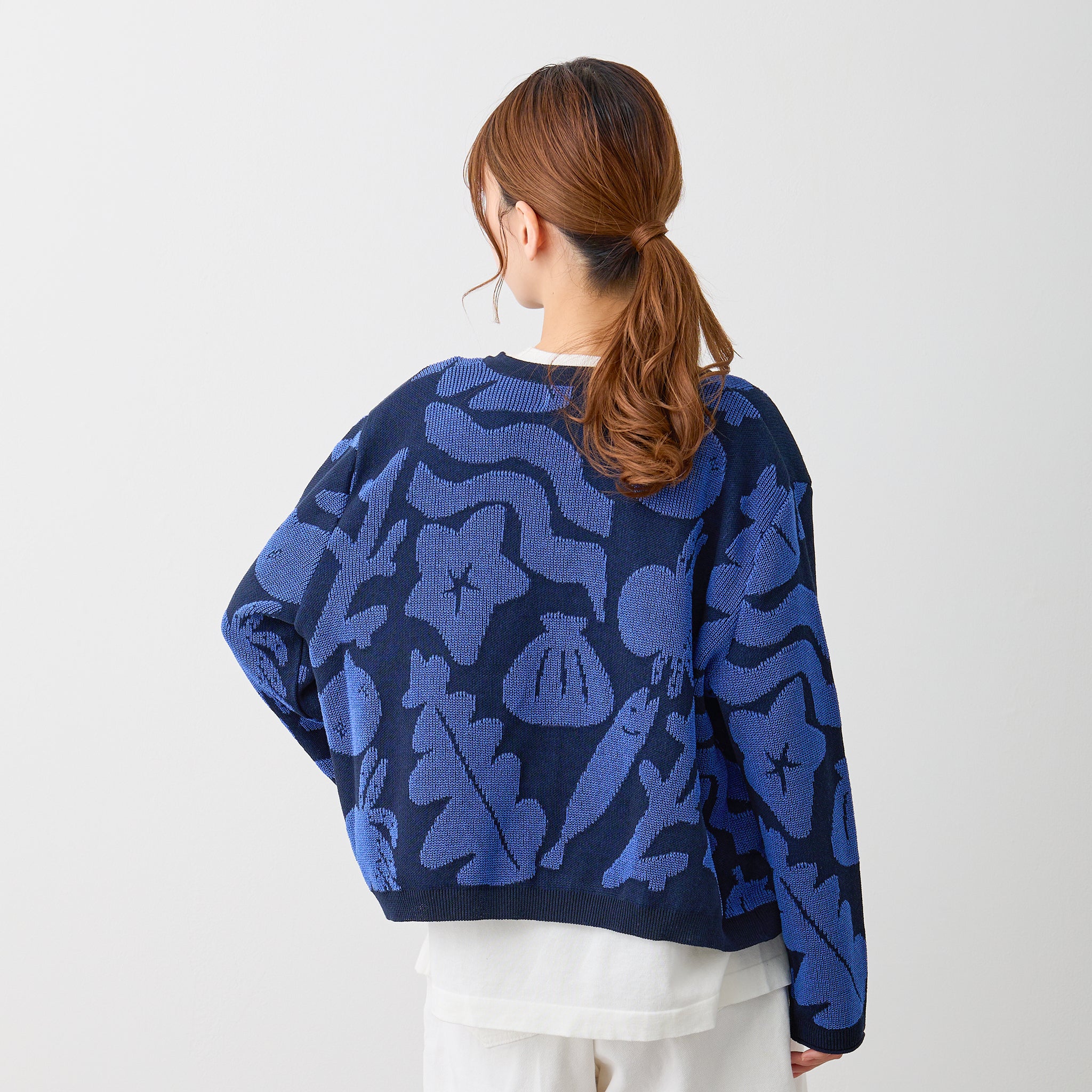 【NYANDER KNIT/ニャンダーニット】CAT PLAGE CARDIGAN