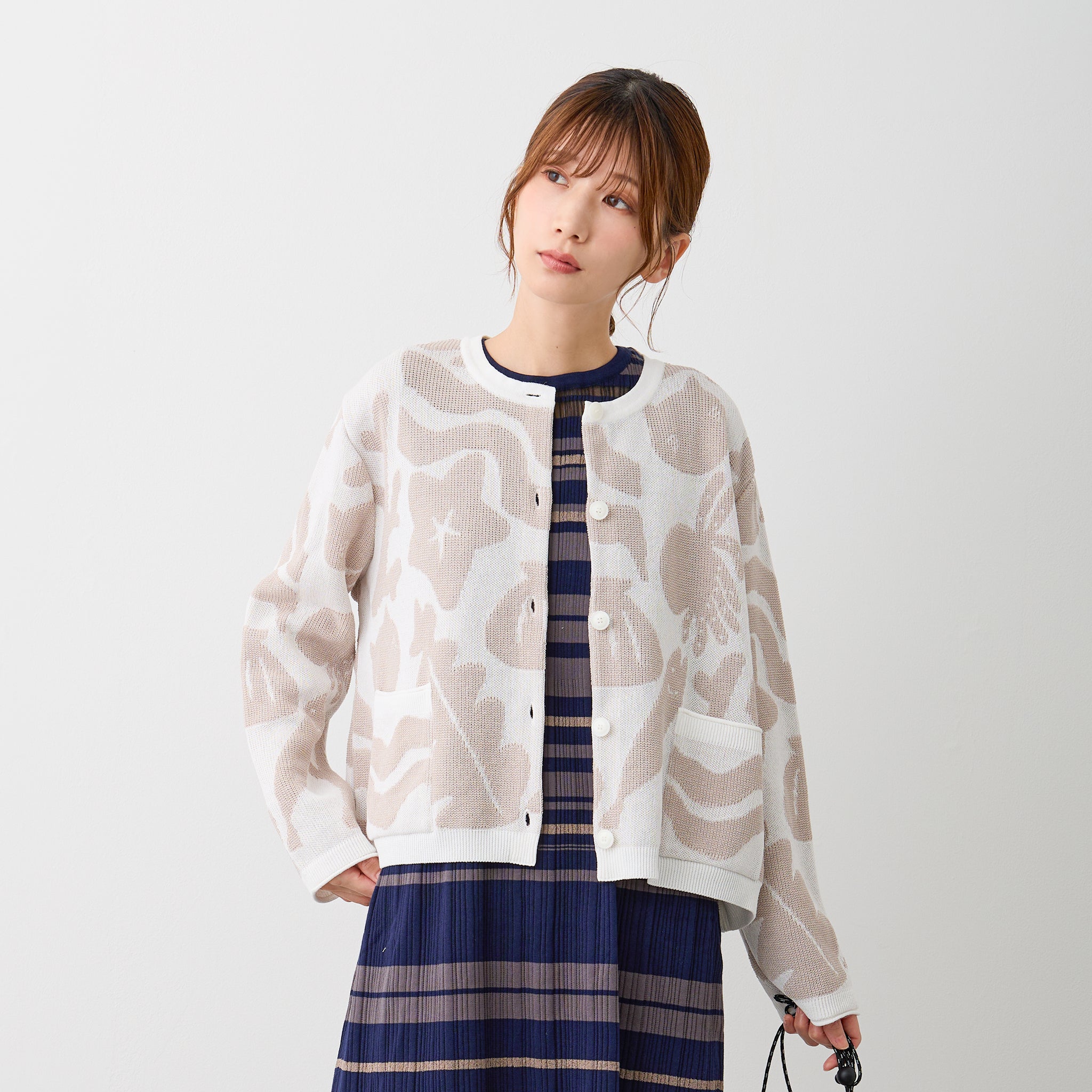 【NYANDER KNIT/ニャンダーニット】CAT PLAGE CARDIGAN