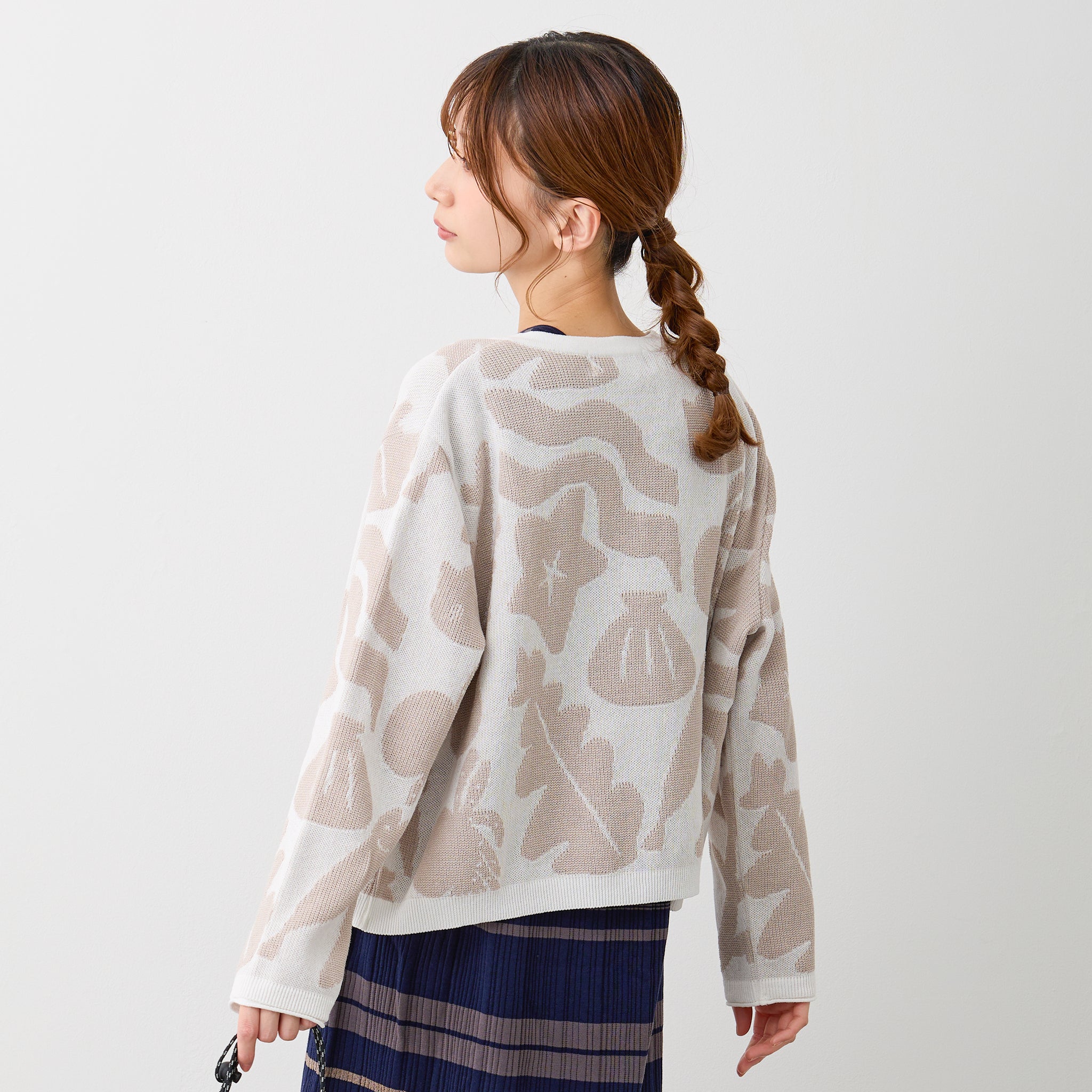 【NYANDER KNIT/ニャンダーニット】CAT PLAGE CARDIGAN