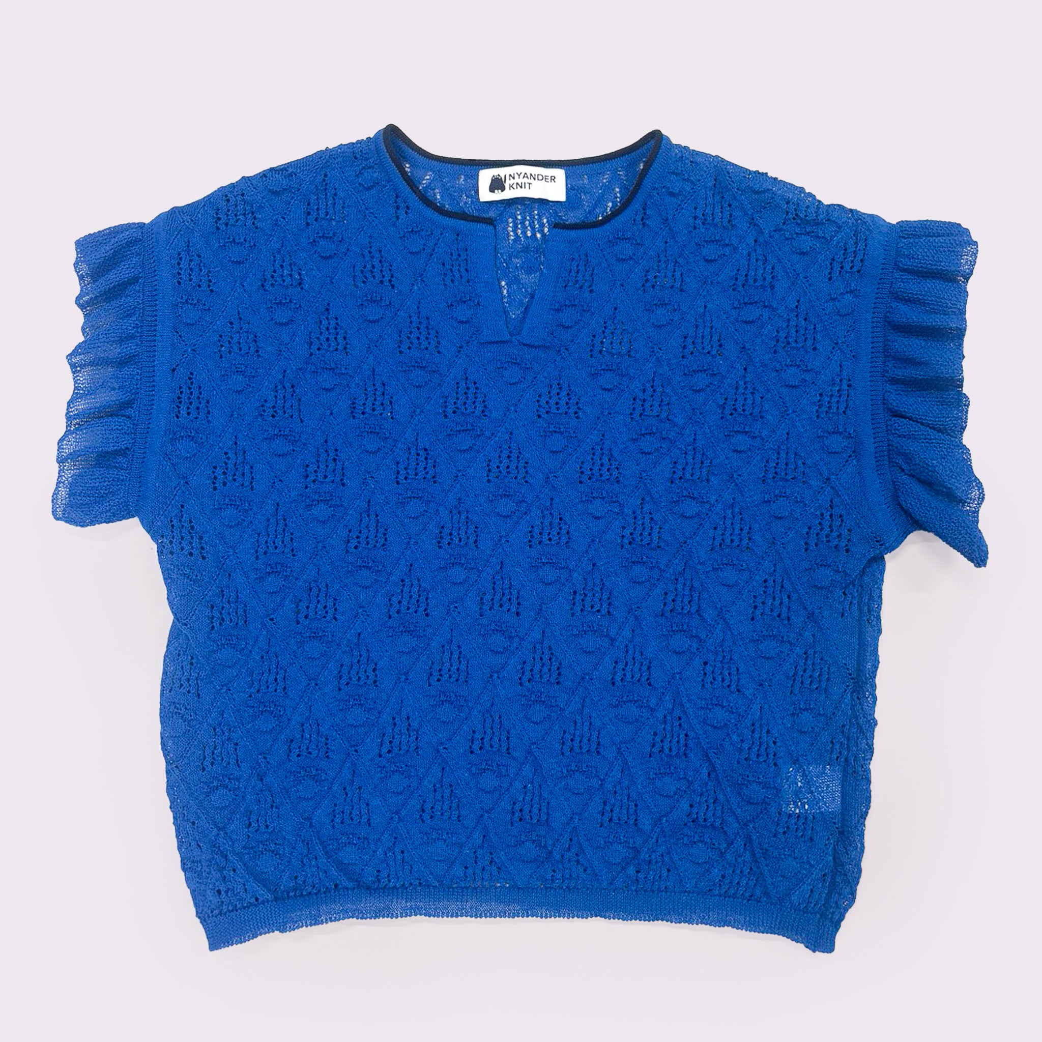 【NYANDER KNIT/ニャンダーニット】 CAT FRILL PULL