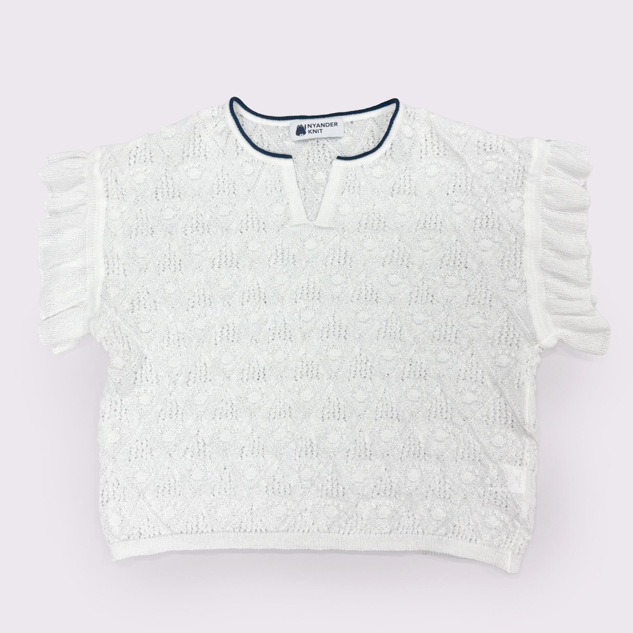 【NYANDER KNIT/ニャンダーニット】 CAT FRILL PULL