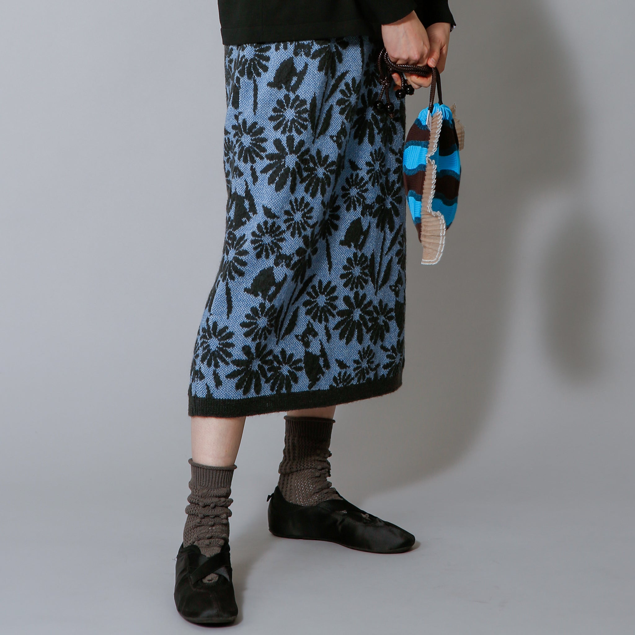 予約販売【NYANDER KNIT/ニャンダーニット】WhisperingCatsMohair JQ SKIRT