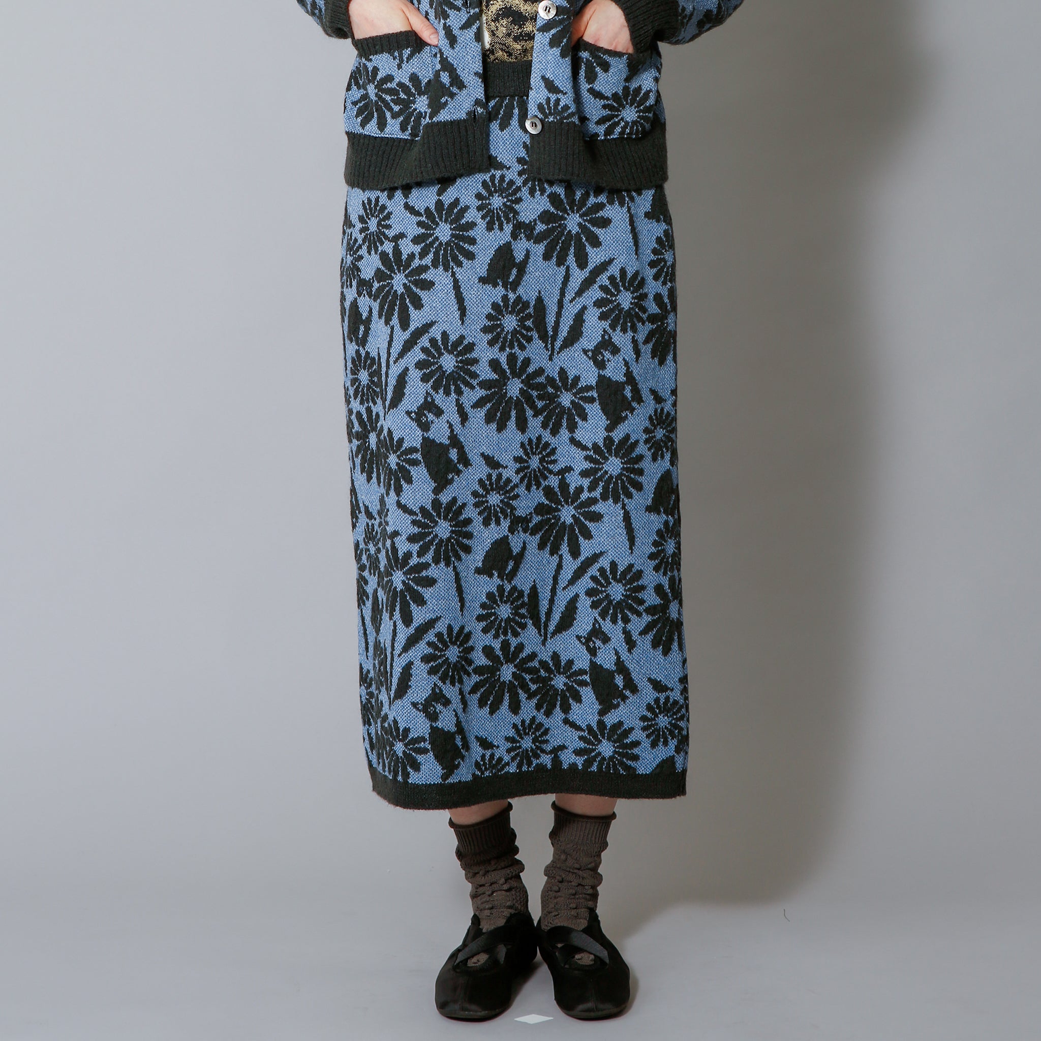 予約販売【NYANDER KNIT/ニャンダーニット】WhisperingCatsMohair JQ SKIRT