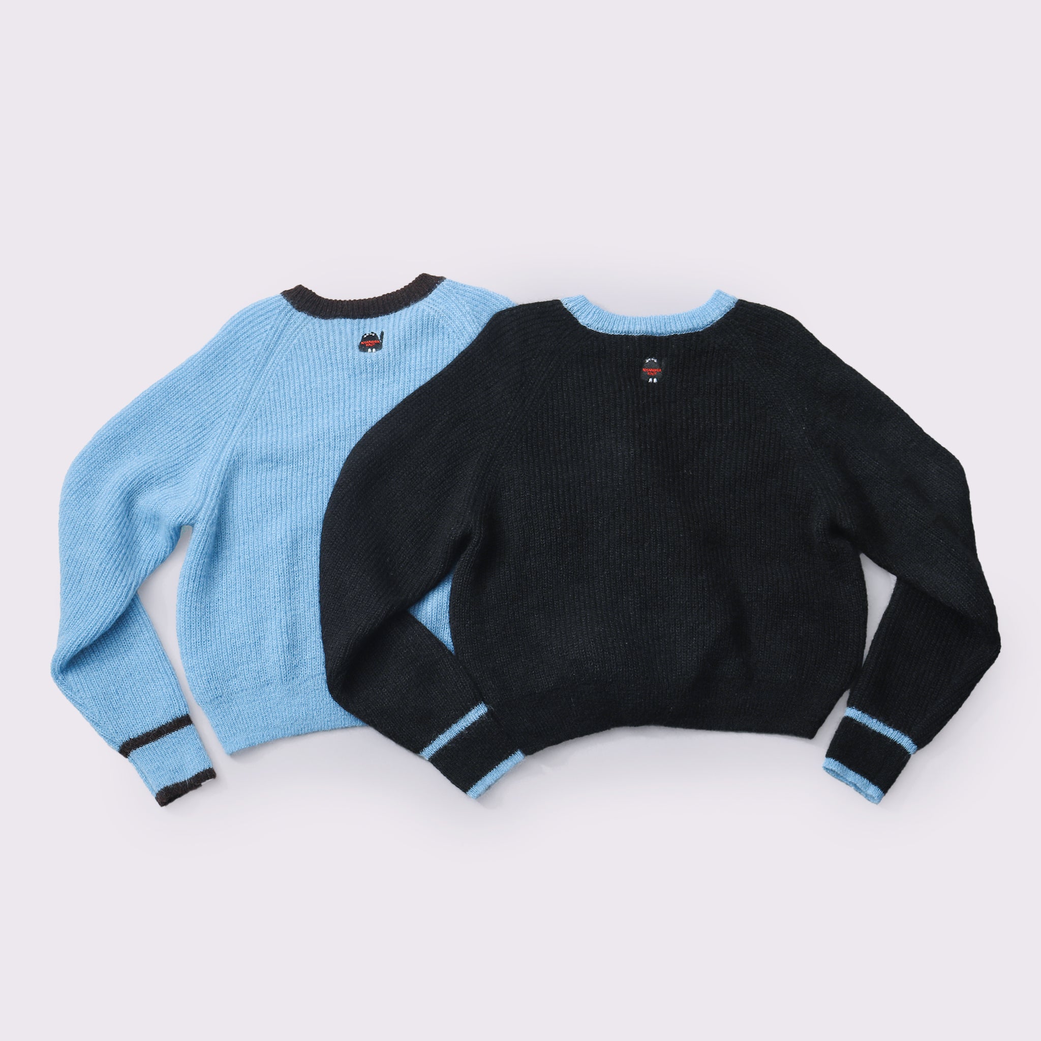 予約販売【NYANDER KNIT/ニャンダーニット】MOHAIR LINE PULL