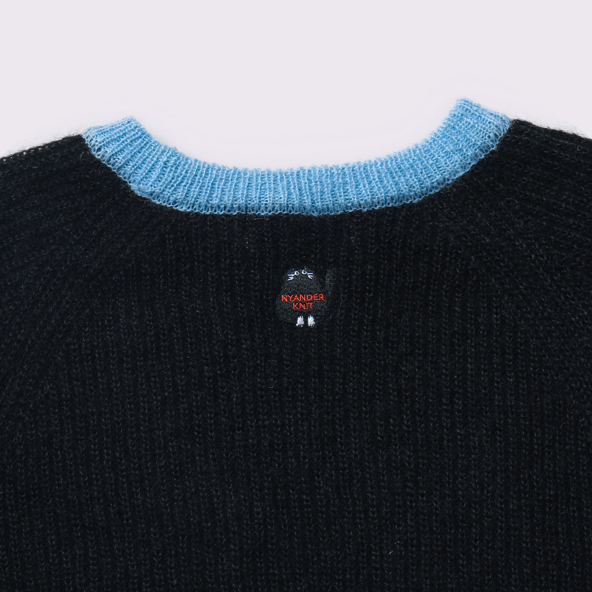 予約販売【NYANDER KNIT/ニャンダーニット】MOHAIR LINE PULL