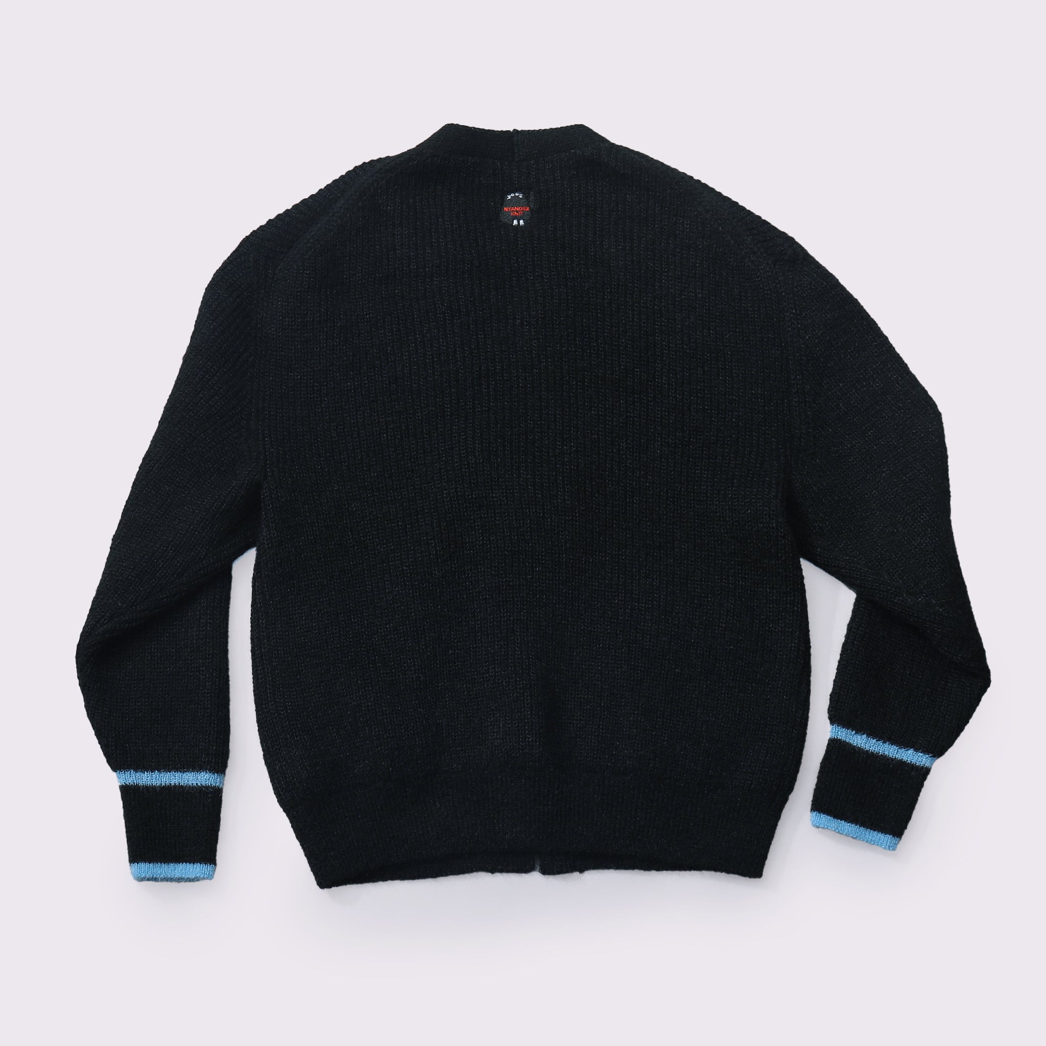予約販売【NYANDER KNIT/ニャンダーニット】MOHAIR LINE CARDIGAN