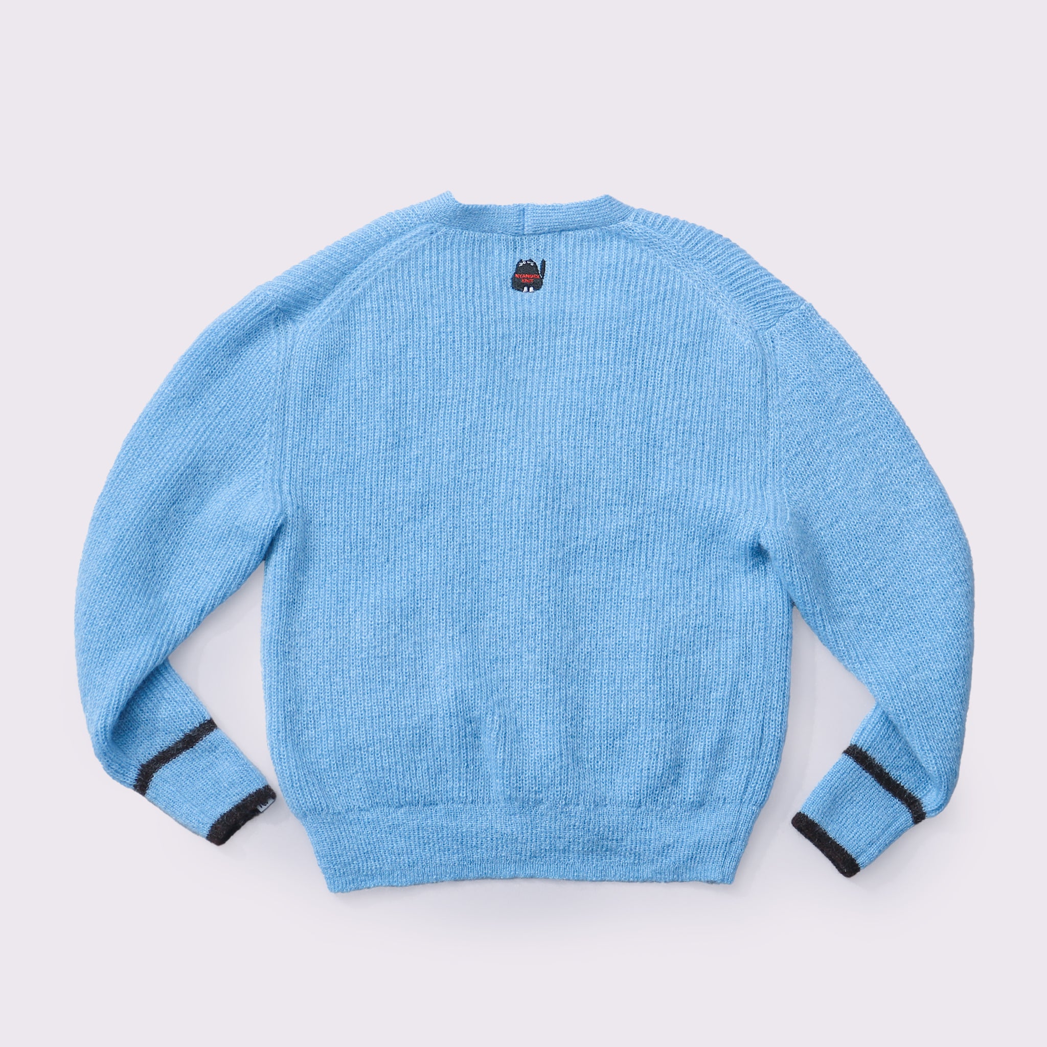 予約販売【NYANDER KNIT/ニャンダーニット】MOHAIR LINE CARDIGAN