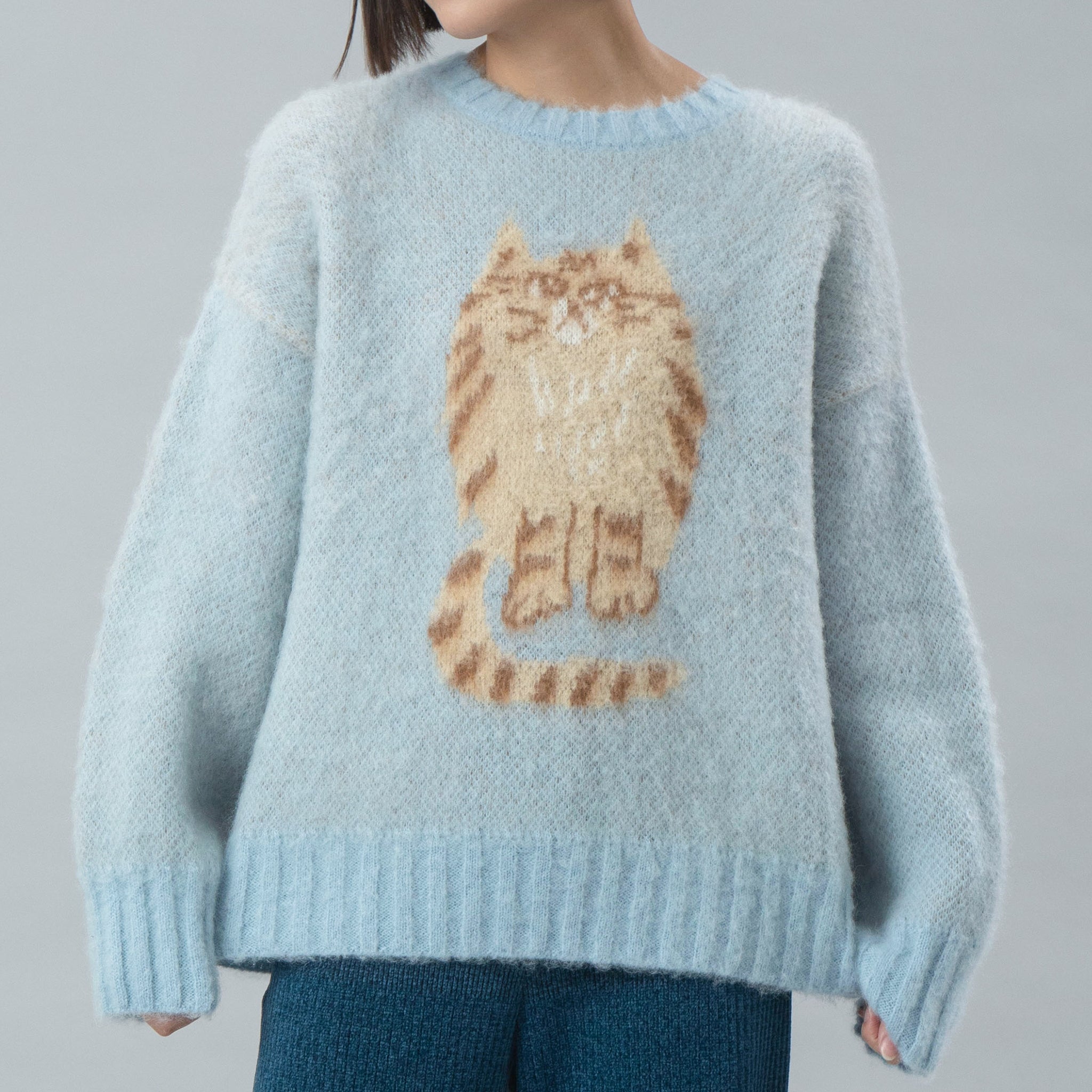 予約販売【NYANDER KNIT/ニャンダーニット】 BOSS CAT PULL