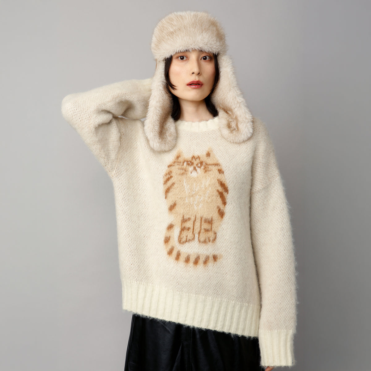 【NYANDER KNIT/ニャンダーニット】 BOSS CAT PULL