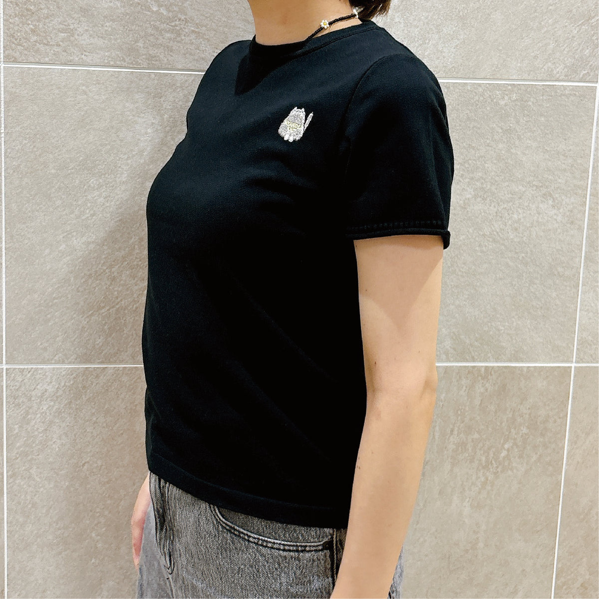 【NYANDER KNIT/ニャンダーニット】 KNIT T-Shirts ニットTシャツ