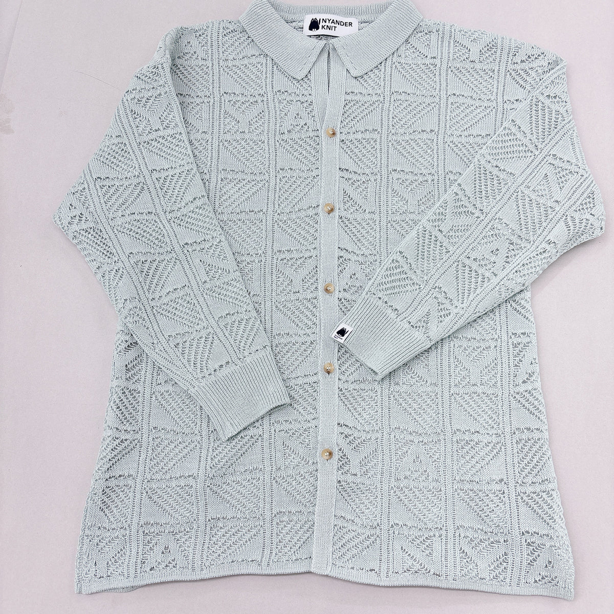 【NYANDER KNIT/ニャンダーニット】 NYA KNIT Shirts ニットシャツ