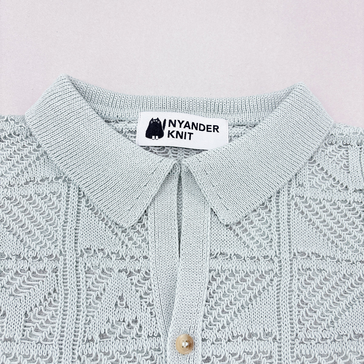 【NYANDER KNIT/ニャンダーニット】 NYA KNIT Shirts ニットシャツ