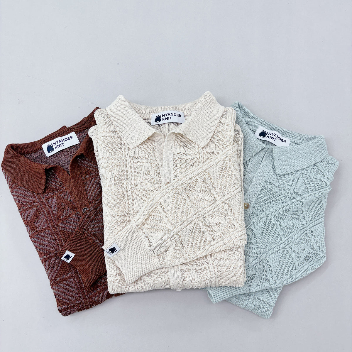 【NYANDER KNIT/ニャンダーニット】 NYA KNIT Shirts ニットシャツ