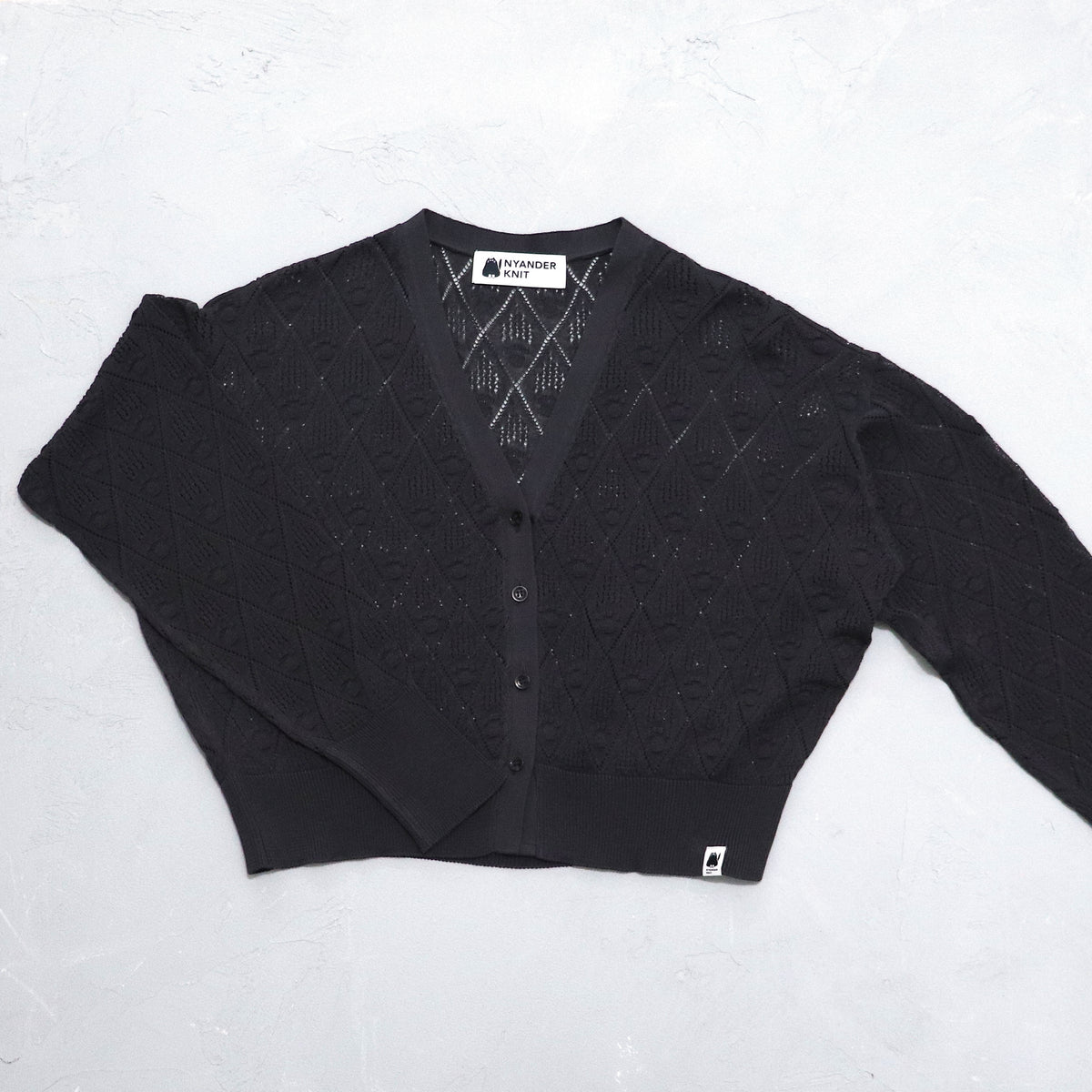 【NYANDER KNIT/ニャンダーニット】 BUSTIER VEST ニットベスト