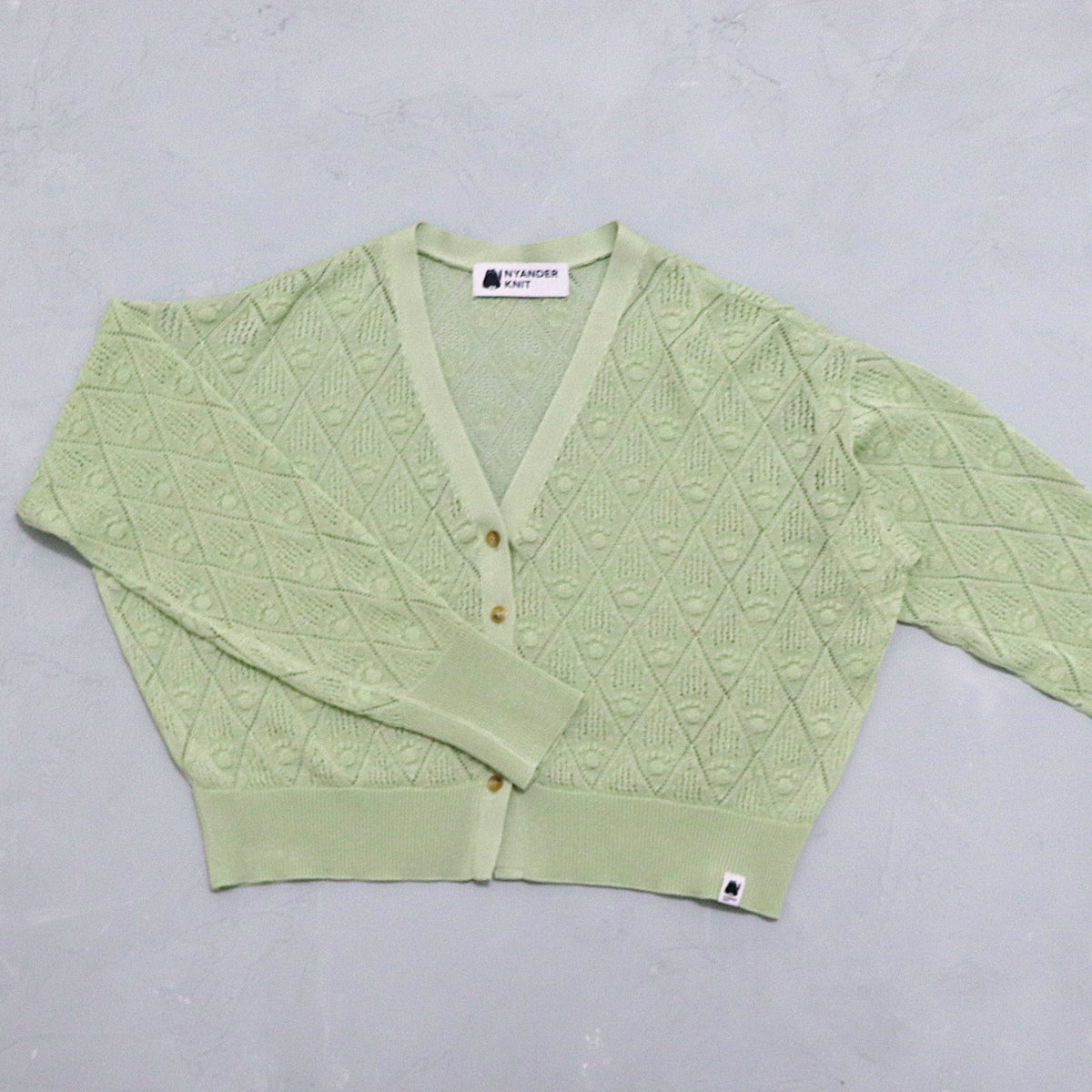 【NYANDER KNIT/ニャンダーニット】 BUSTIER VEST ニットベスト