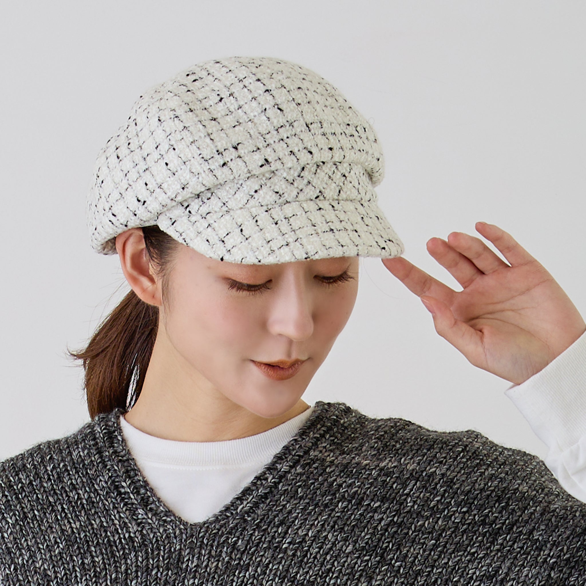 FANCYTWEED CAP/キャスケット |【公式】帽子専門店 ATRENA(アトレナ) オンラインストア