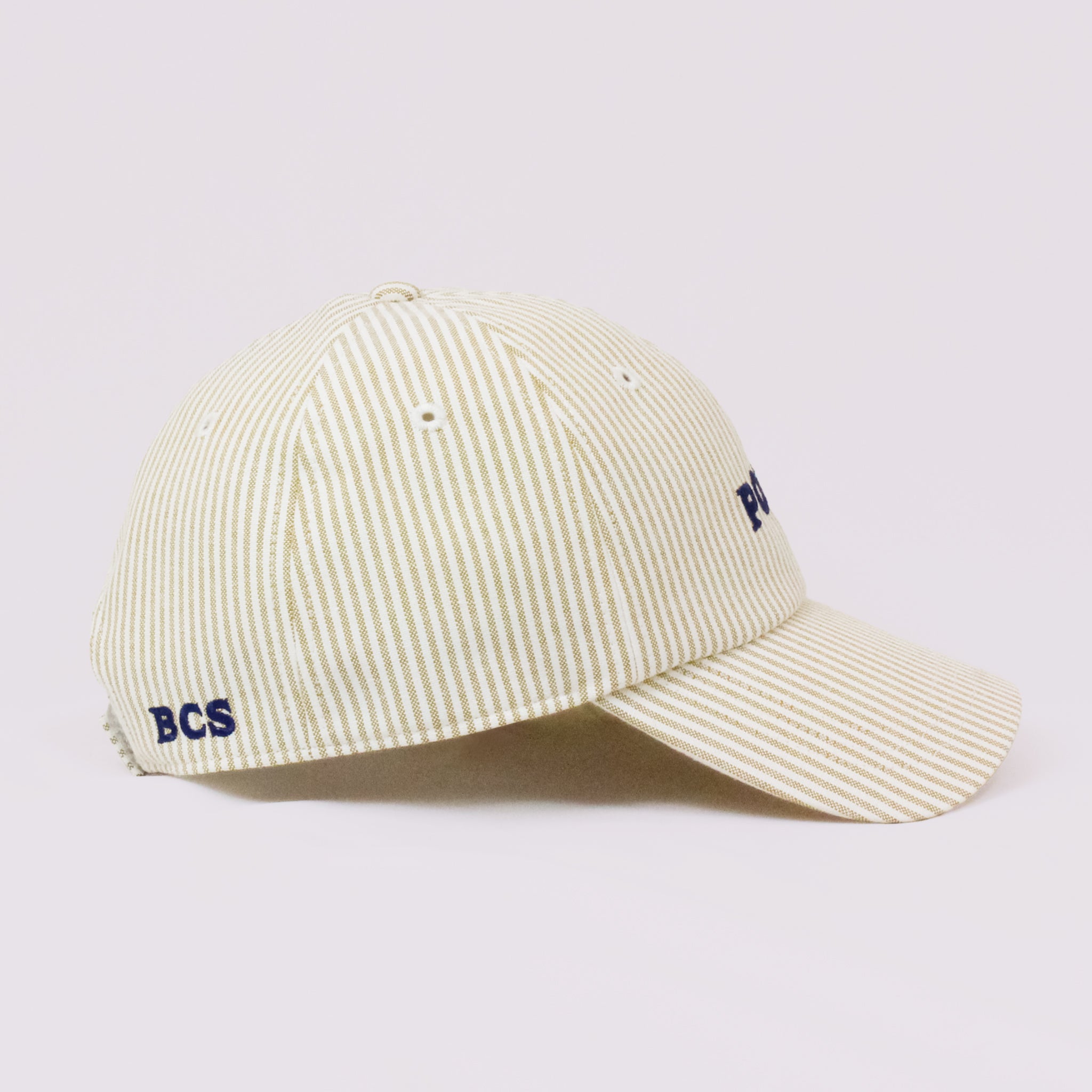 POLO BCS ストライプ6方キャップ
