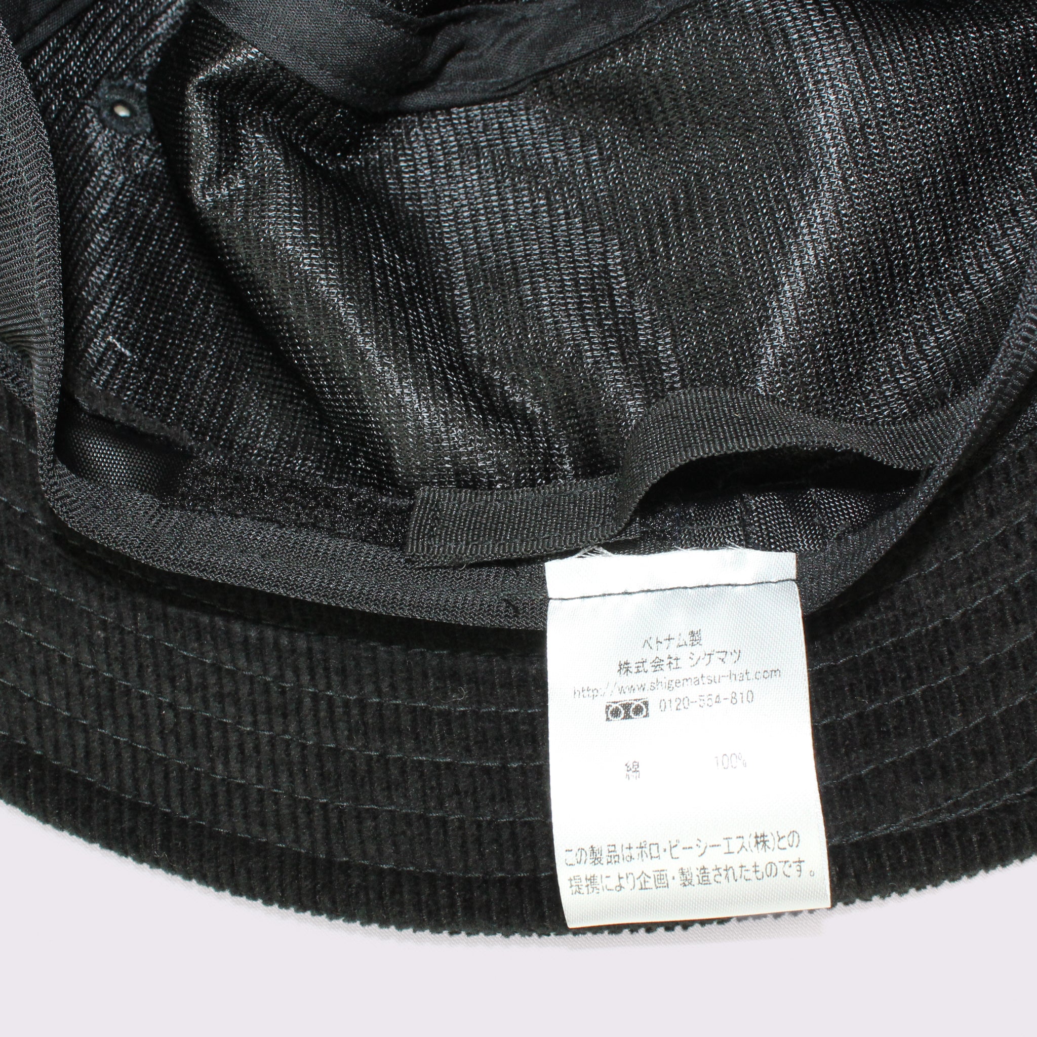 POLO BCS コール天バケットハット