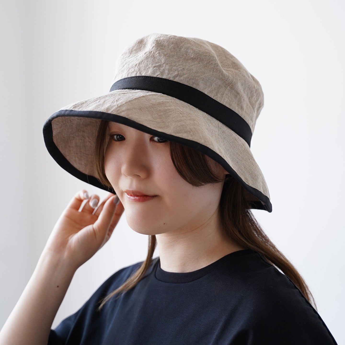 NAMIKI 32-107配色リネンセーラーLH小 |【公式】帽子専門店 ATRENA(アトレナ) オンラインストア