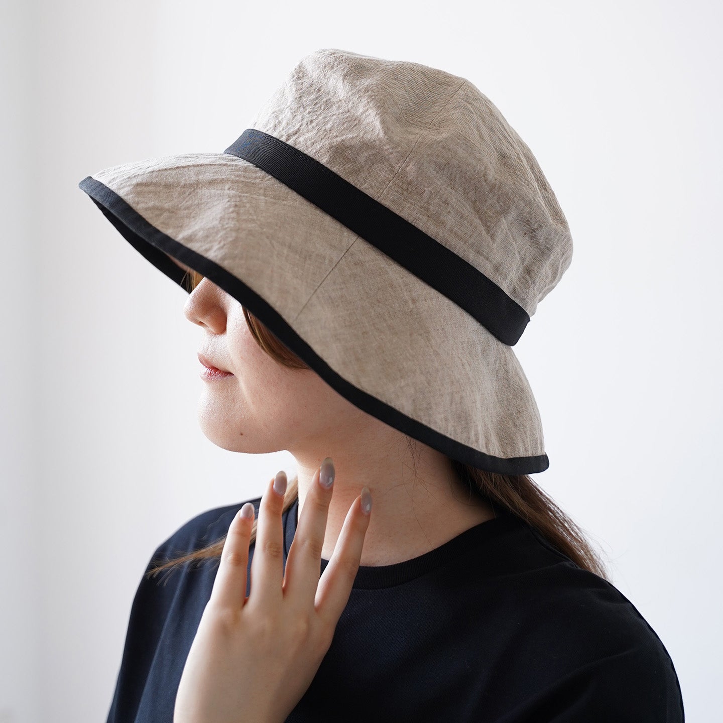 NAMIKI 32-107配色リネンセーラーLH小 |【公式】帽子専門店 ATRENA(アトレナ) オンラインストア