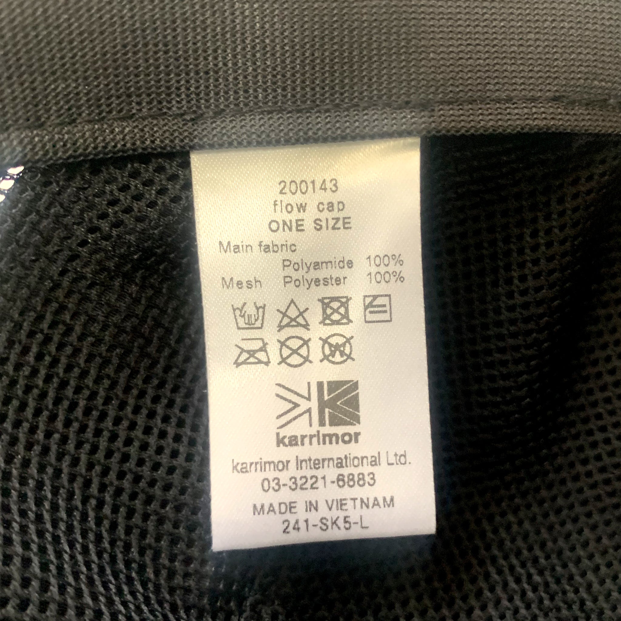 karrimor (カリマー)   flow cap/ フローキャップ  200143 |【公式】帽子専門店 ATRENA(アトレナ) オンラインストア