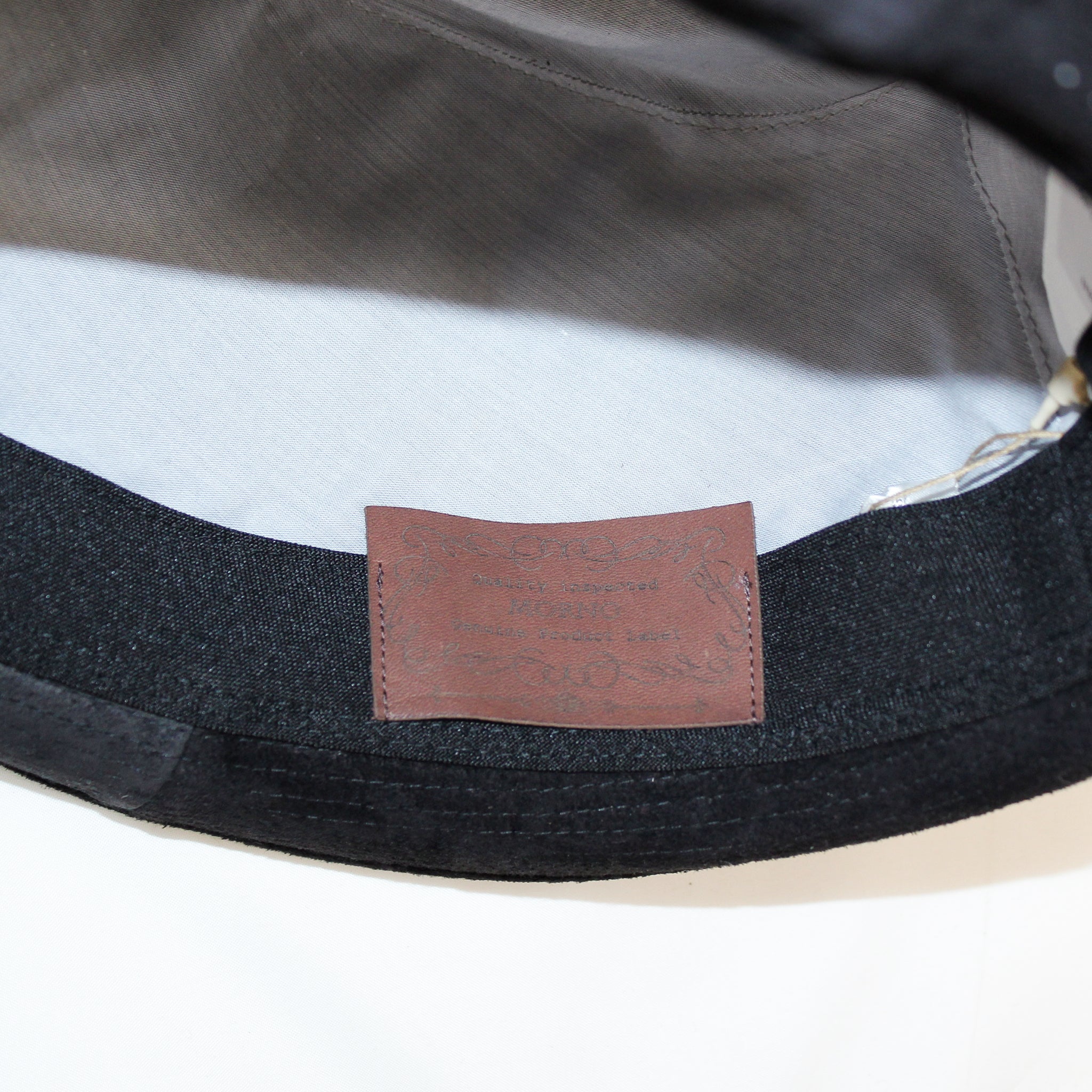 morno(モーノ) ツイード×レザー/中折れ