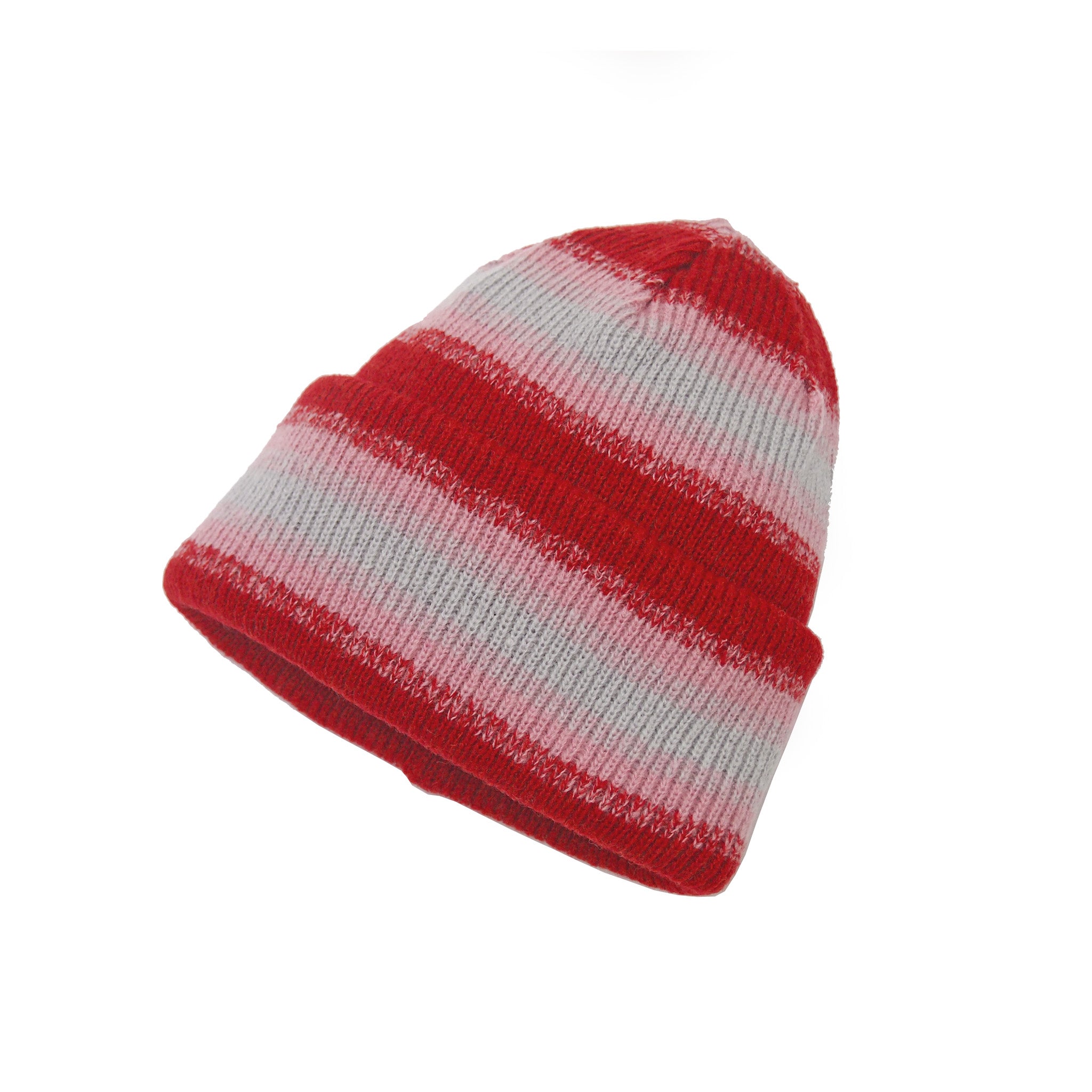 RACAL  オンブレーボーダーリバーシブルニットビーニー