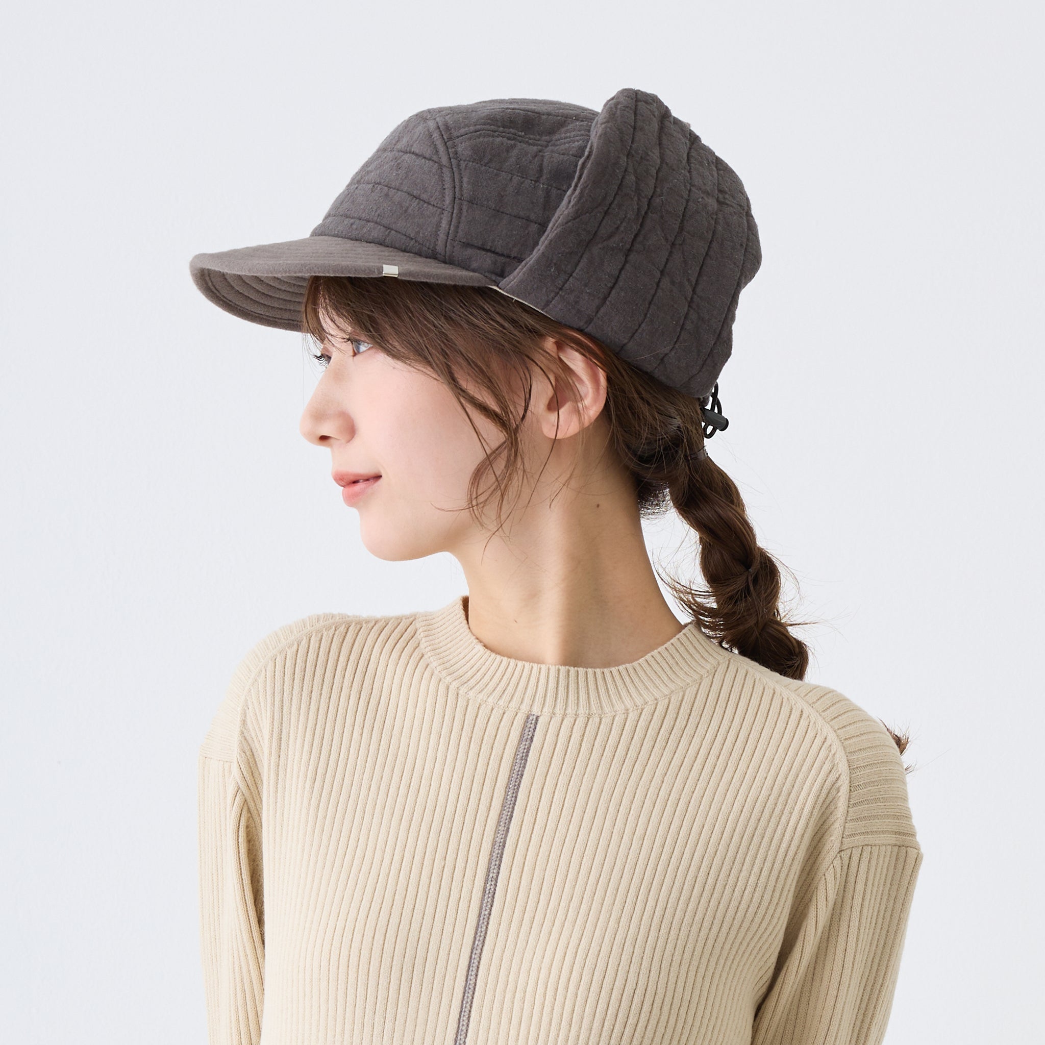 rinon dot QT ear flap cap