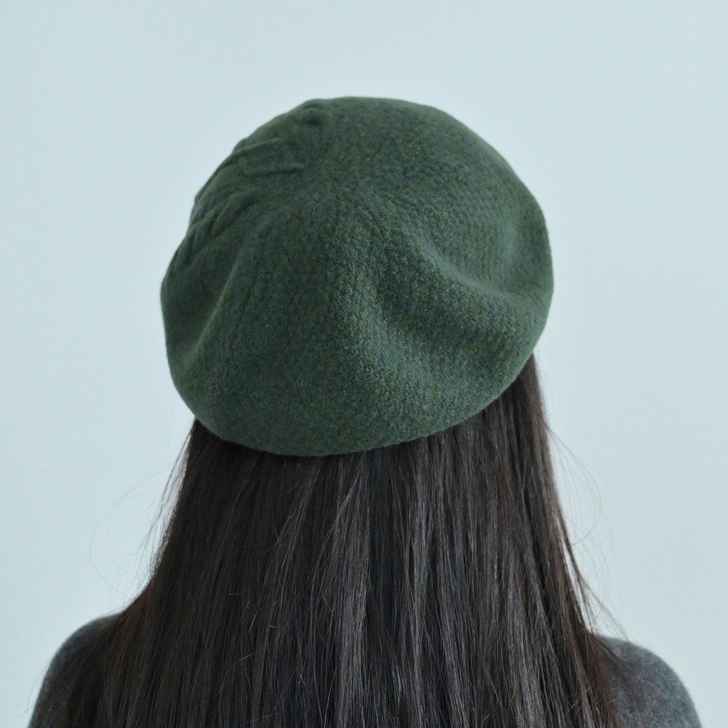 Cableberet ケーブル編みベレー帽