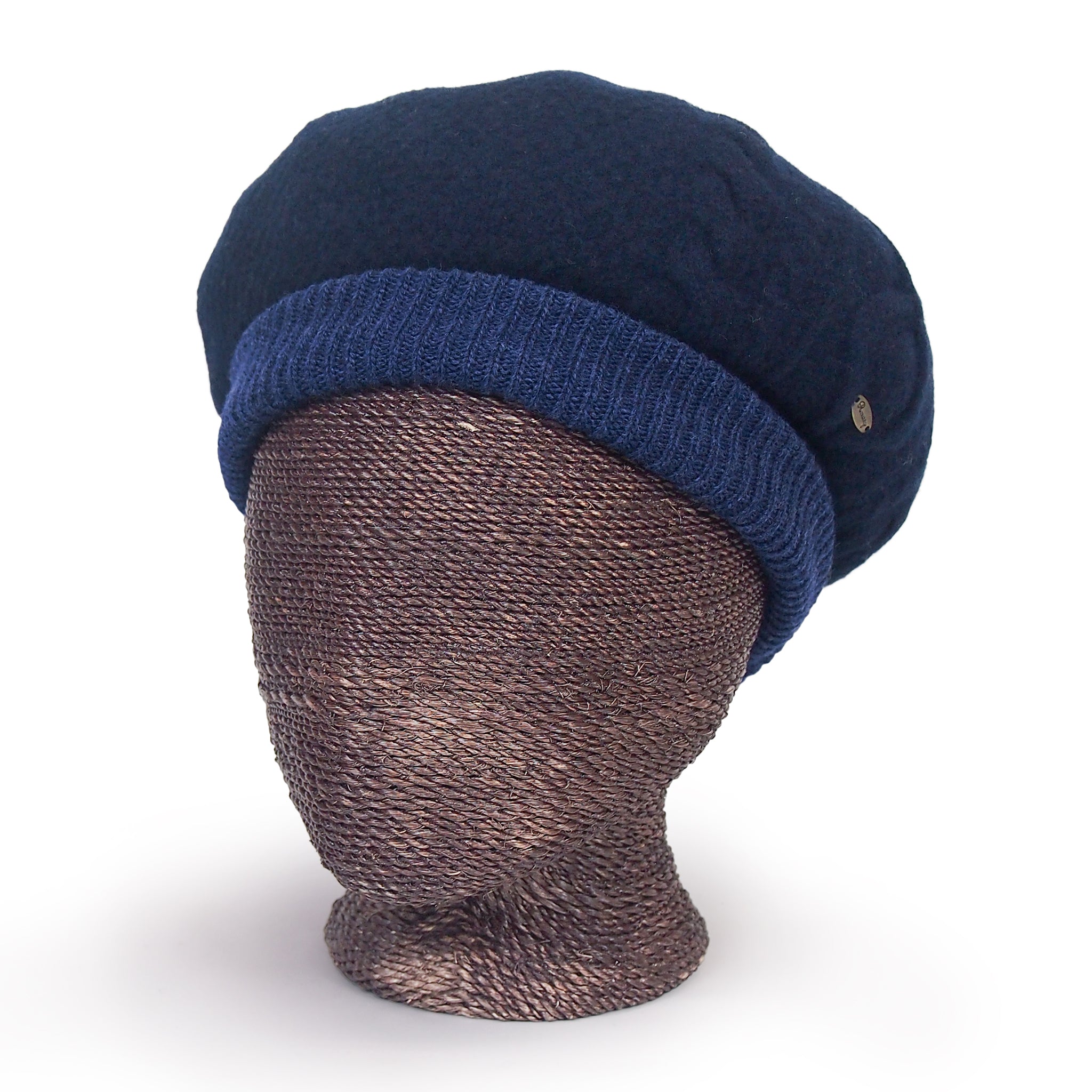 Cableberet ケーブル編みベレー帽