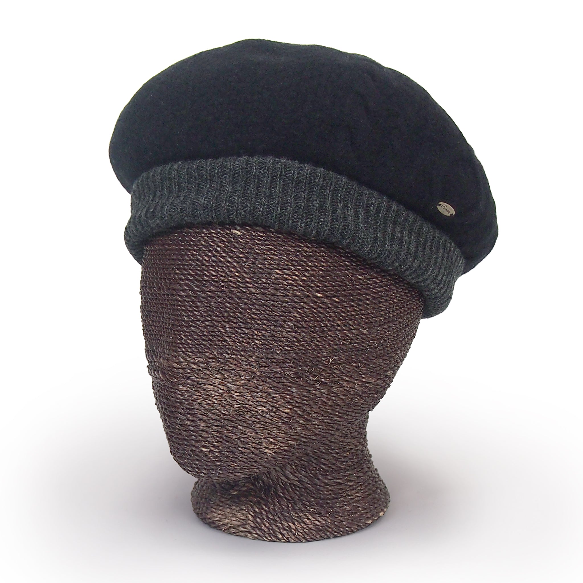 Cableberet ケーブル編みベレー帽