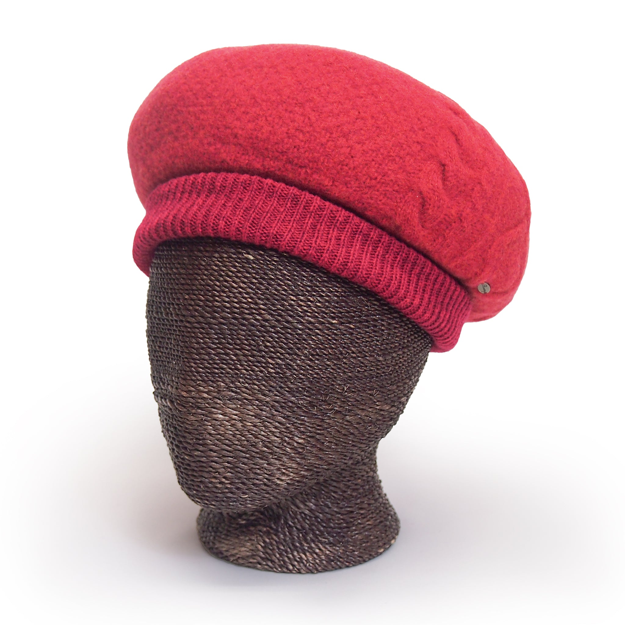 Cableberet ケーブル編みベレー帽
