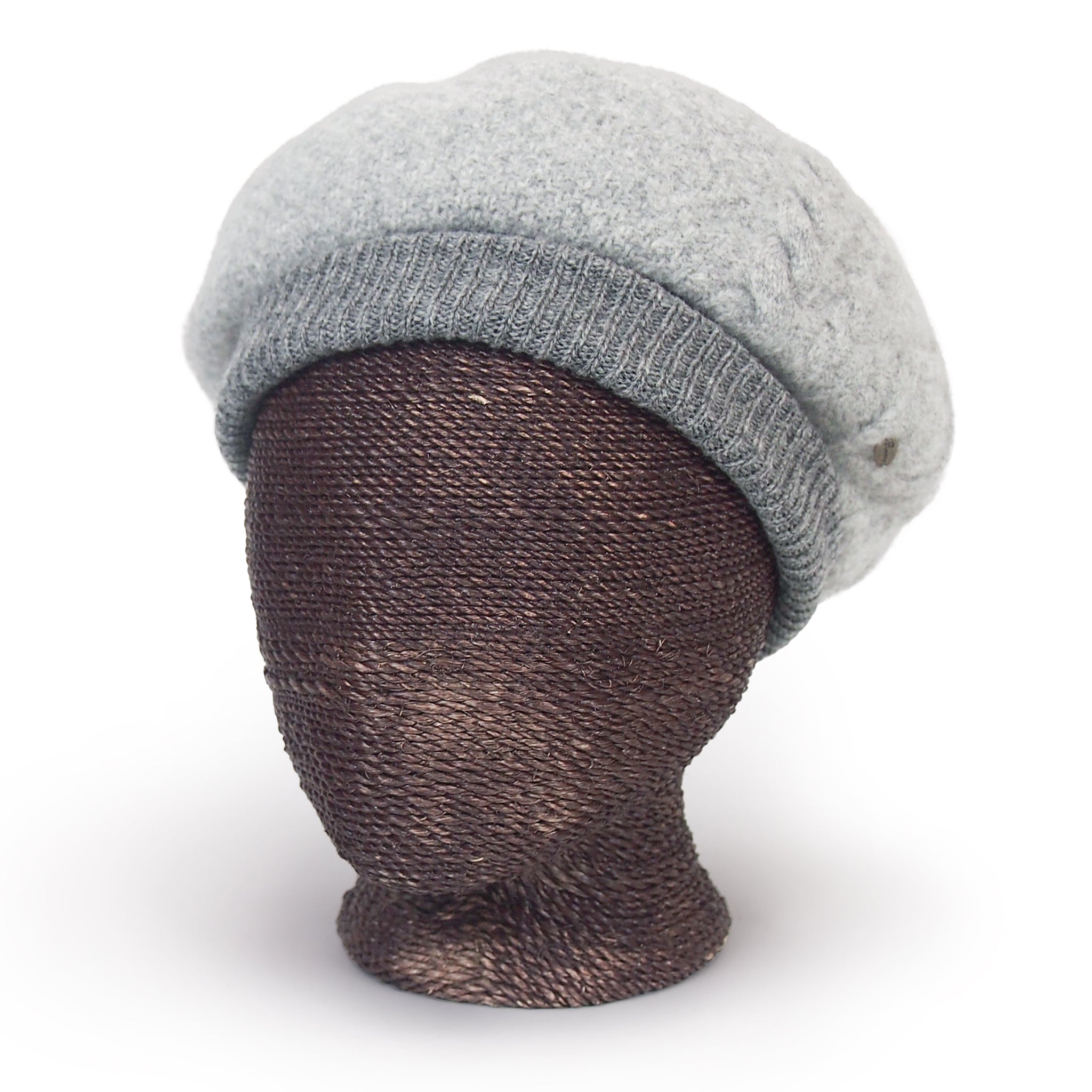 Cableberet ケーブル編みベレー帽