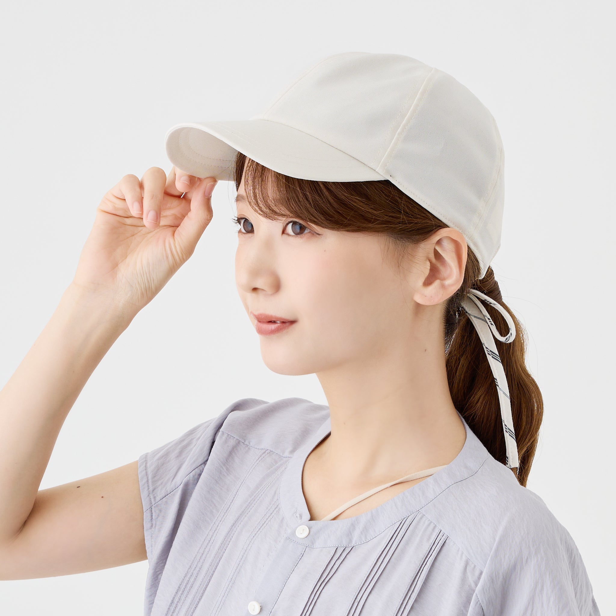 バックリボンキャップ